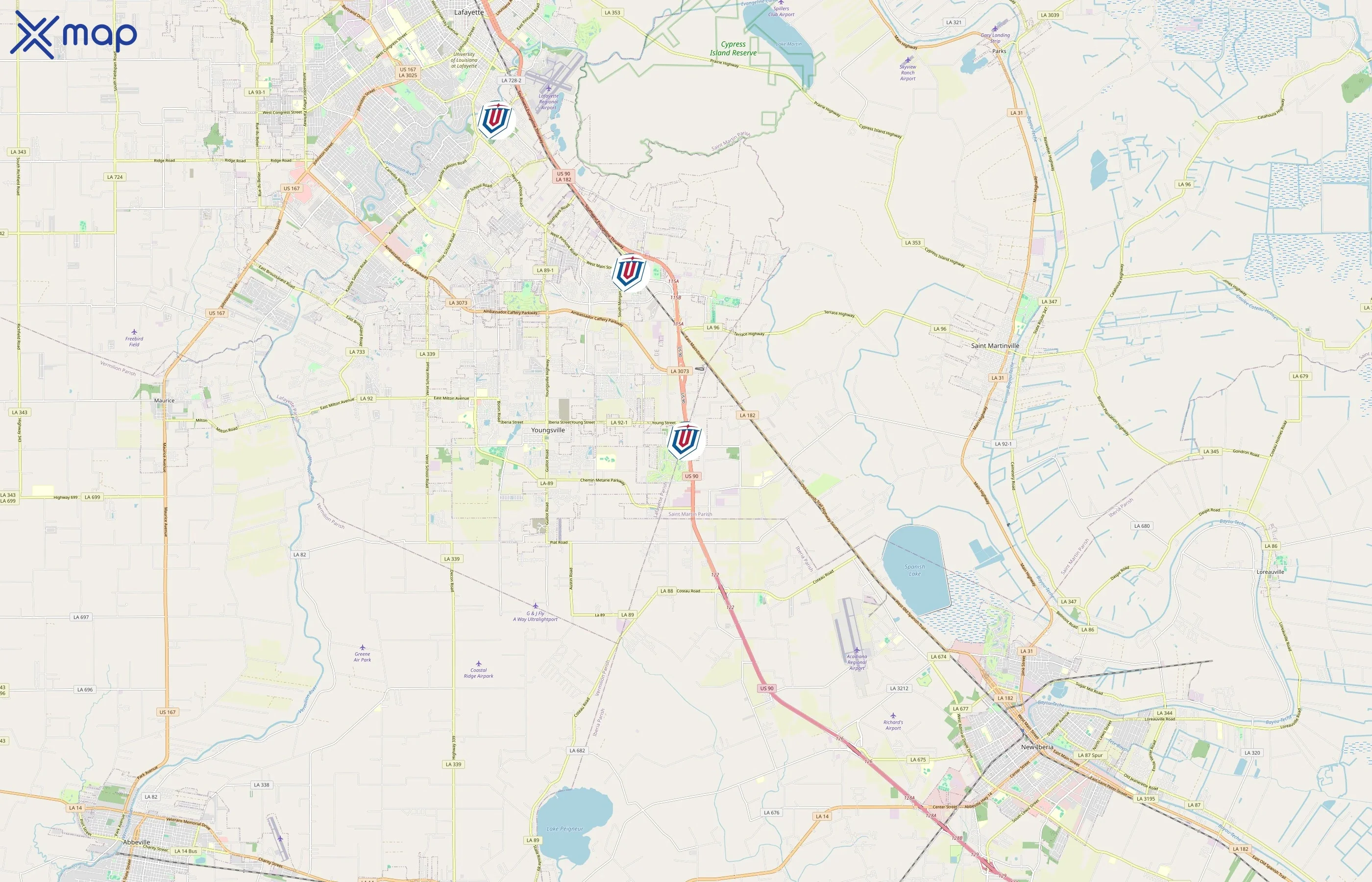 United Vision Logistics area coverage