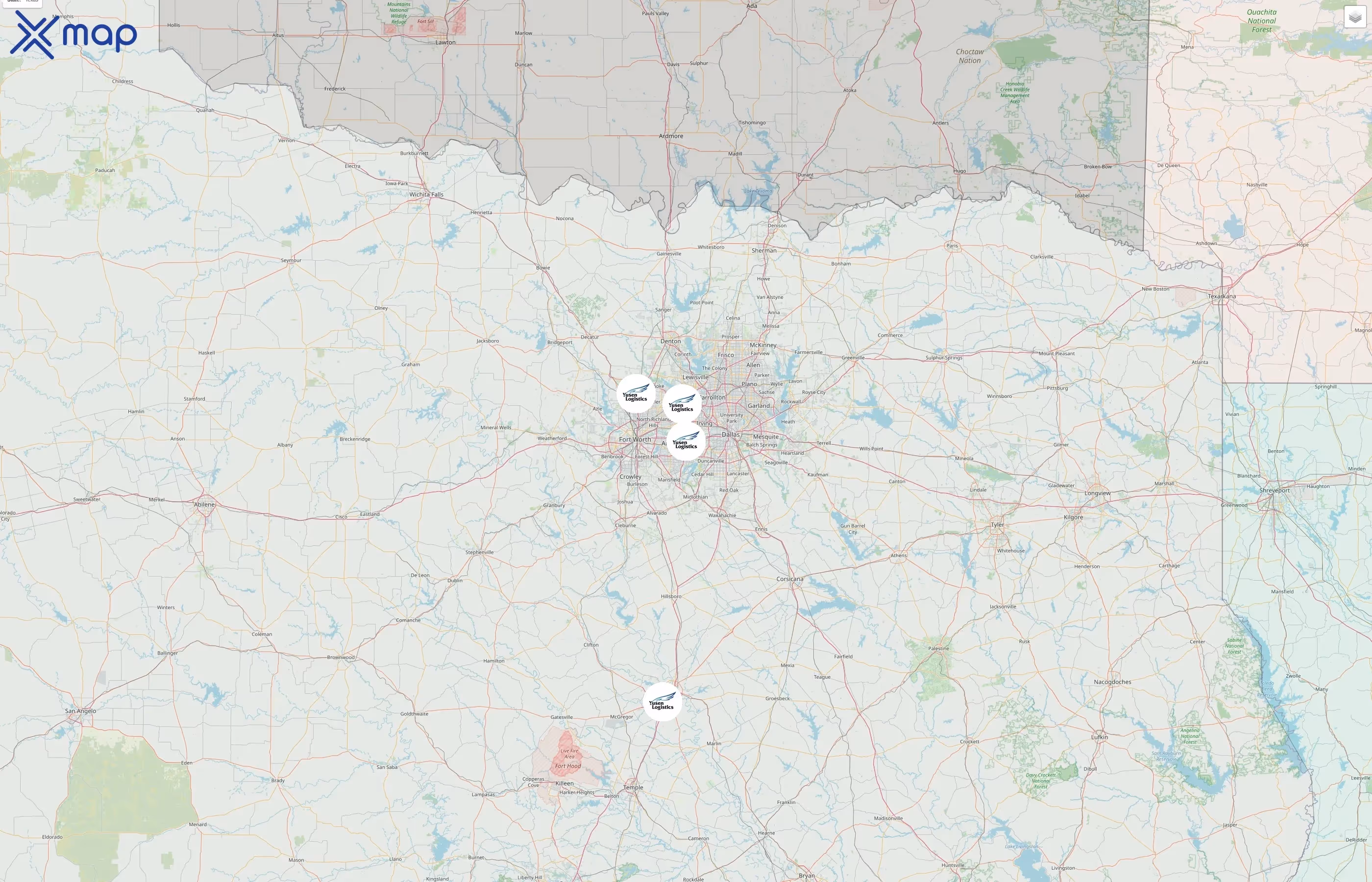 Yusen Logistics street hotspots