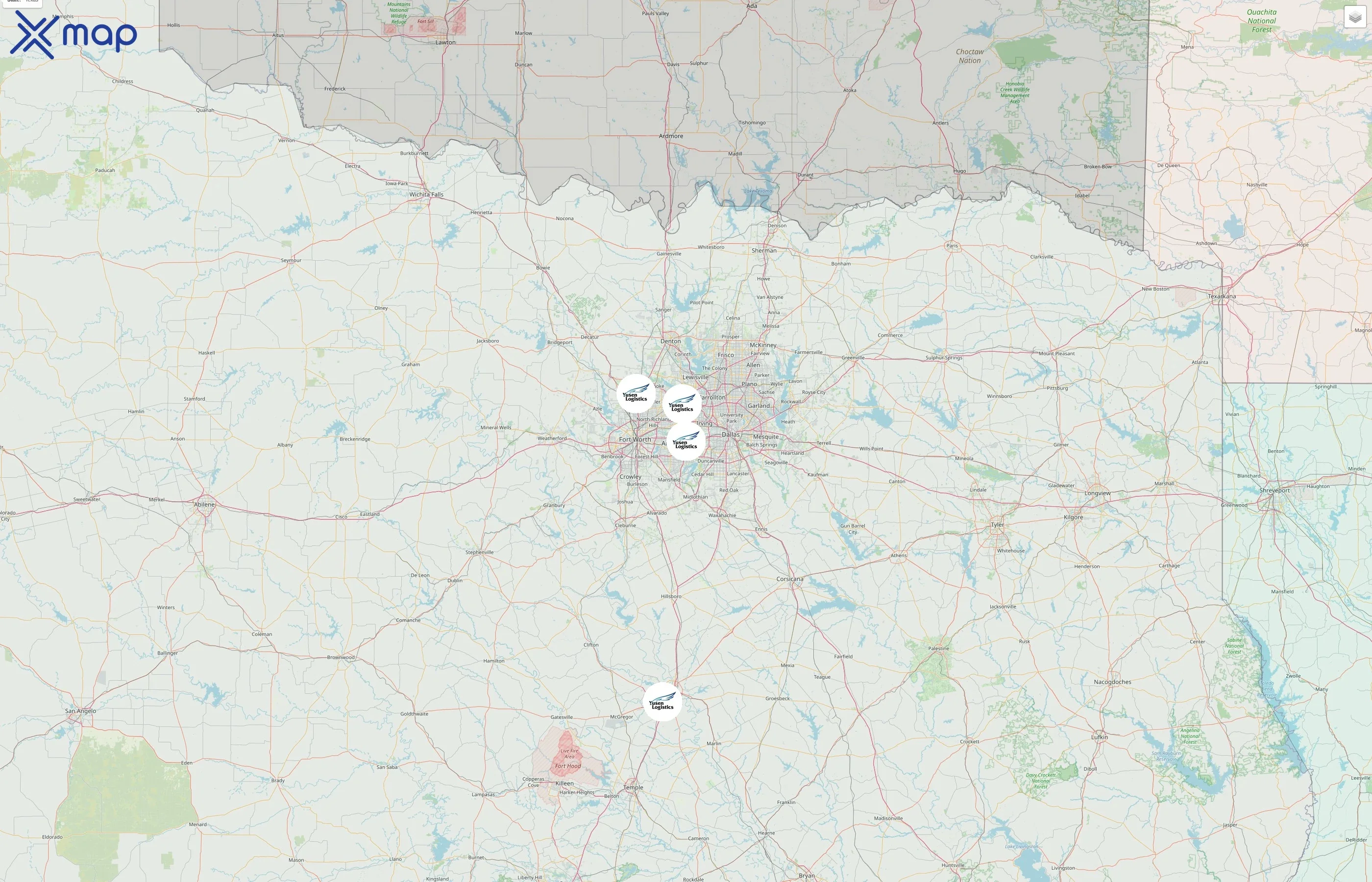 Yusen Logistics street hotspots