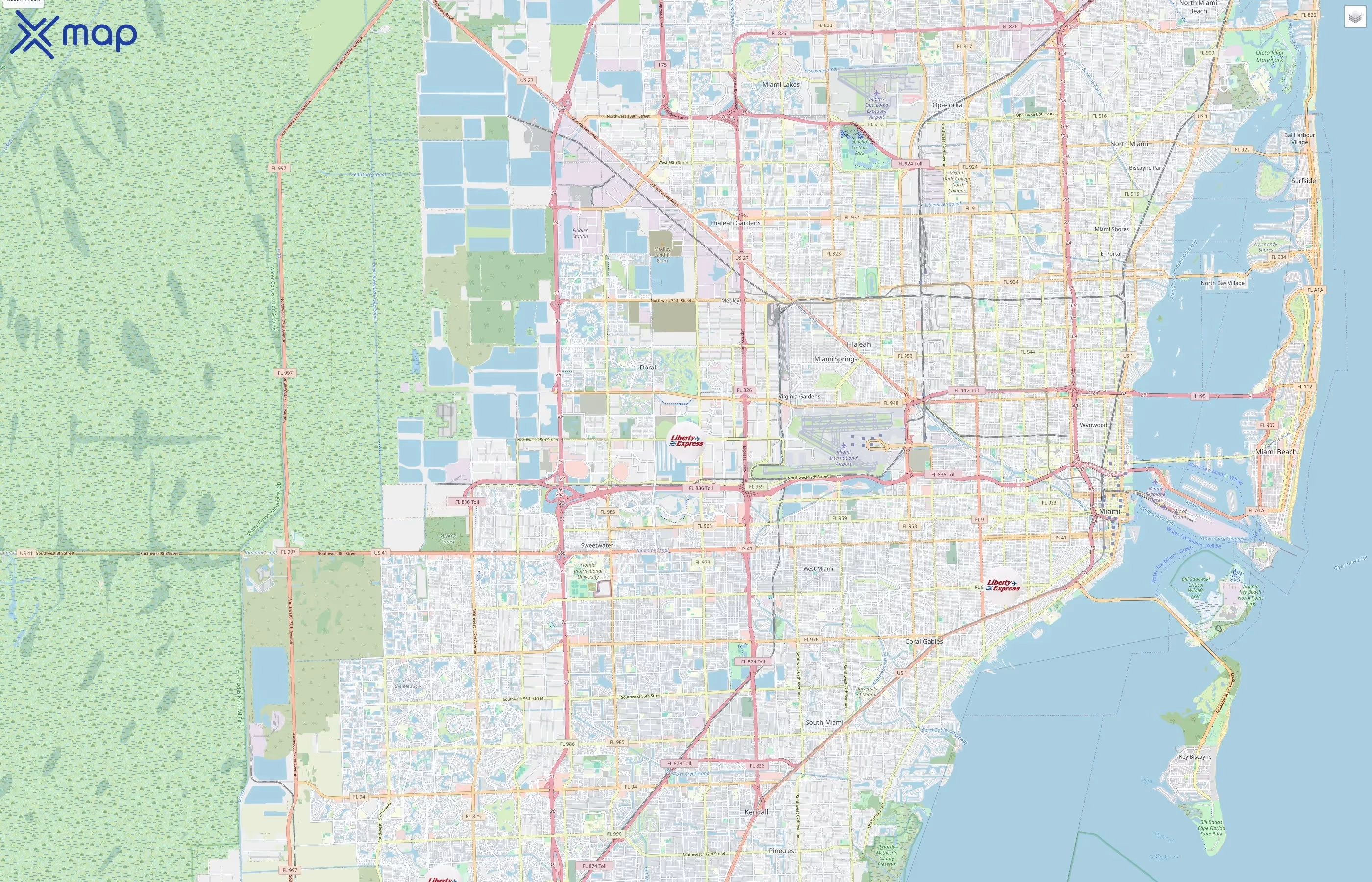 Liberty Express traffic data