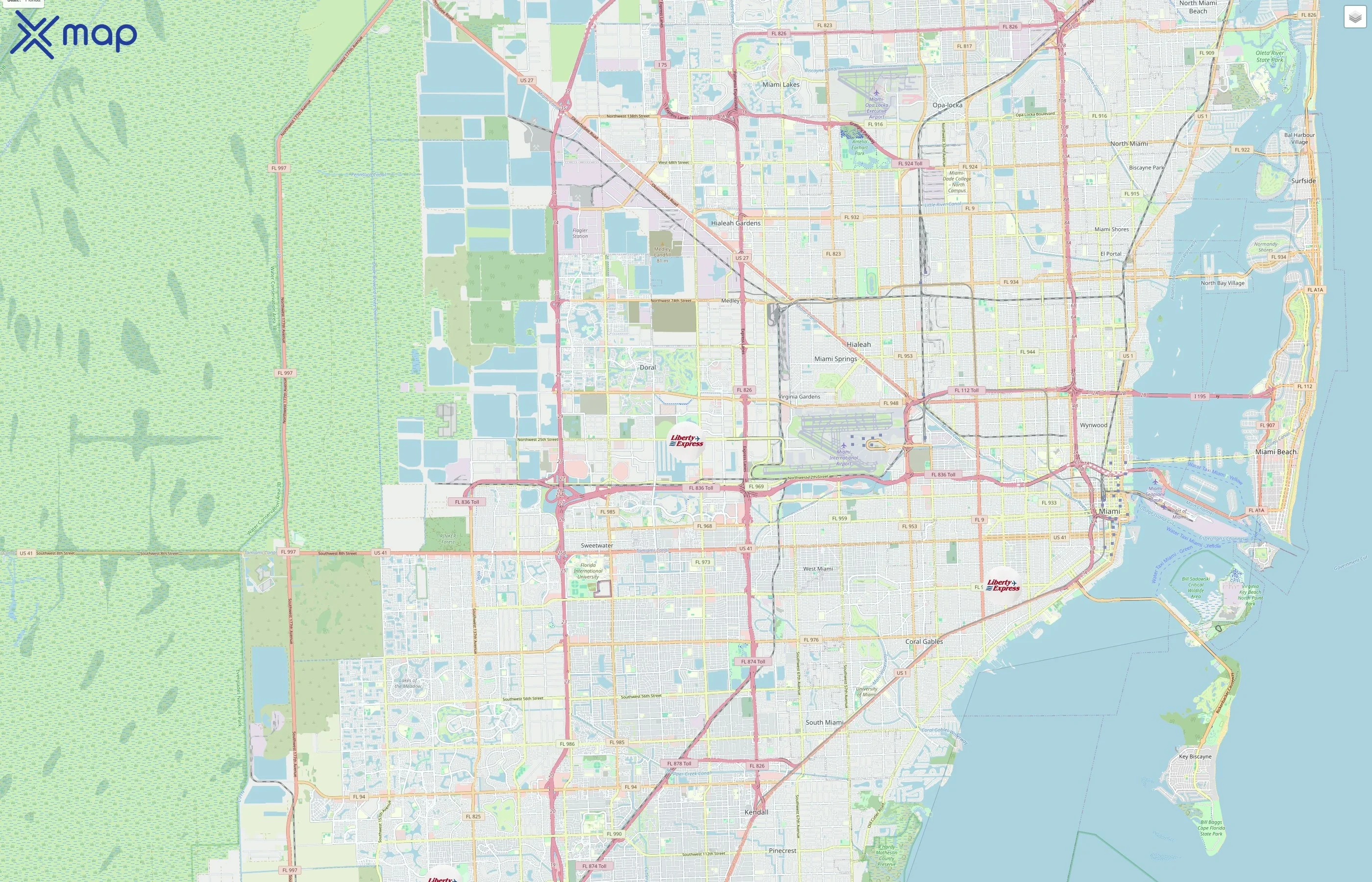 Liberty Express traffic data