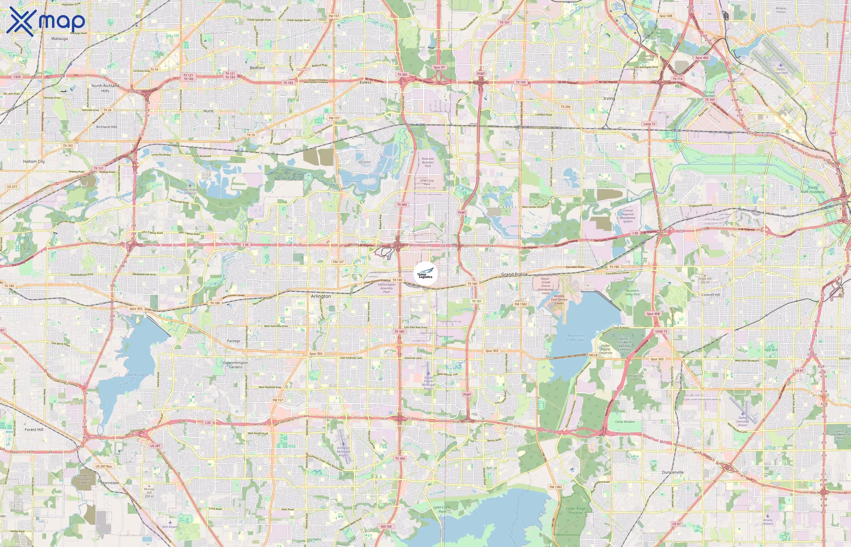 Yusen Logistics area coverage