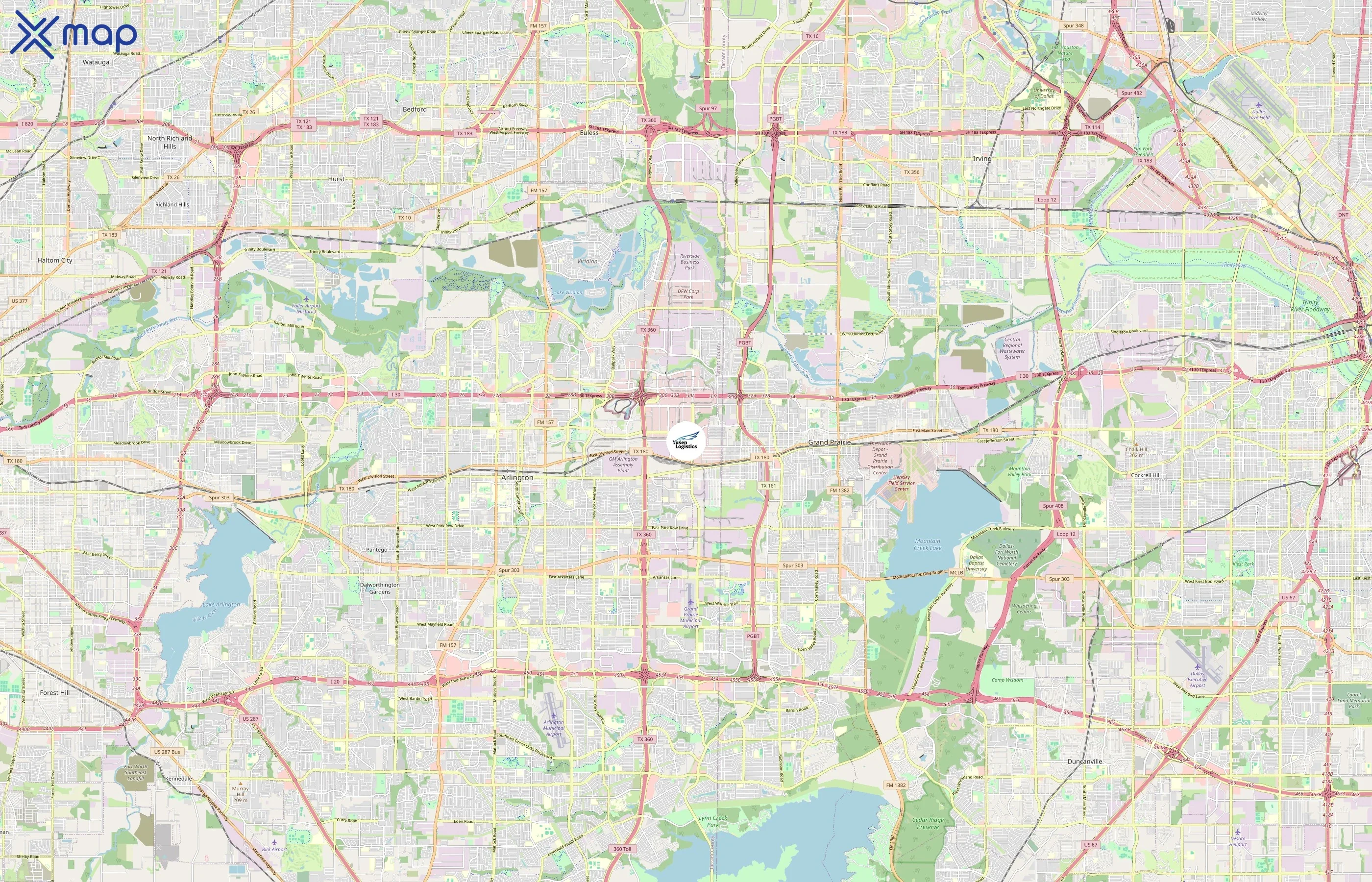 Yusen Logistics area coverage