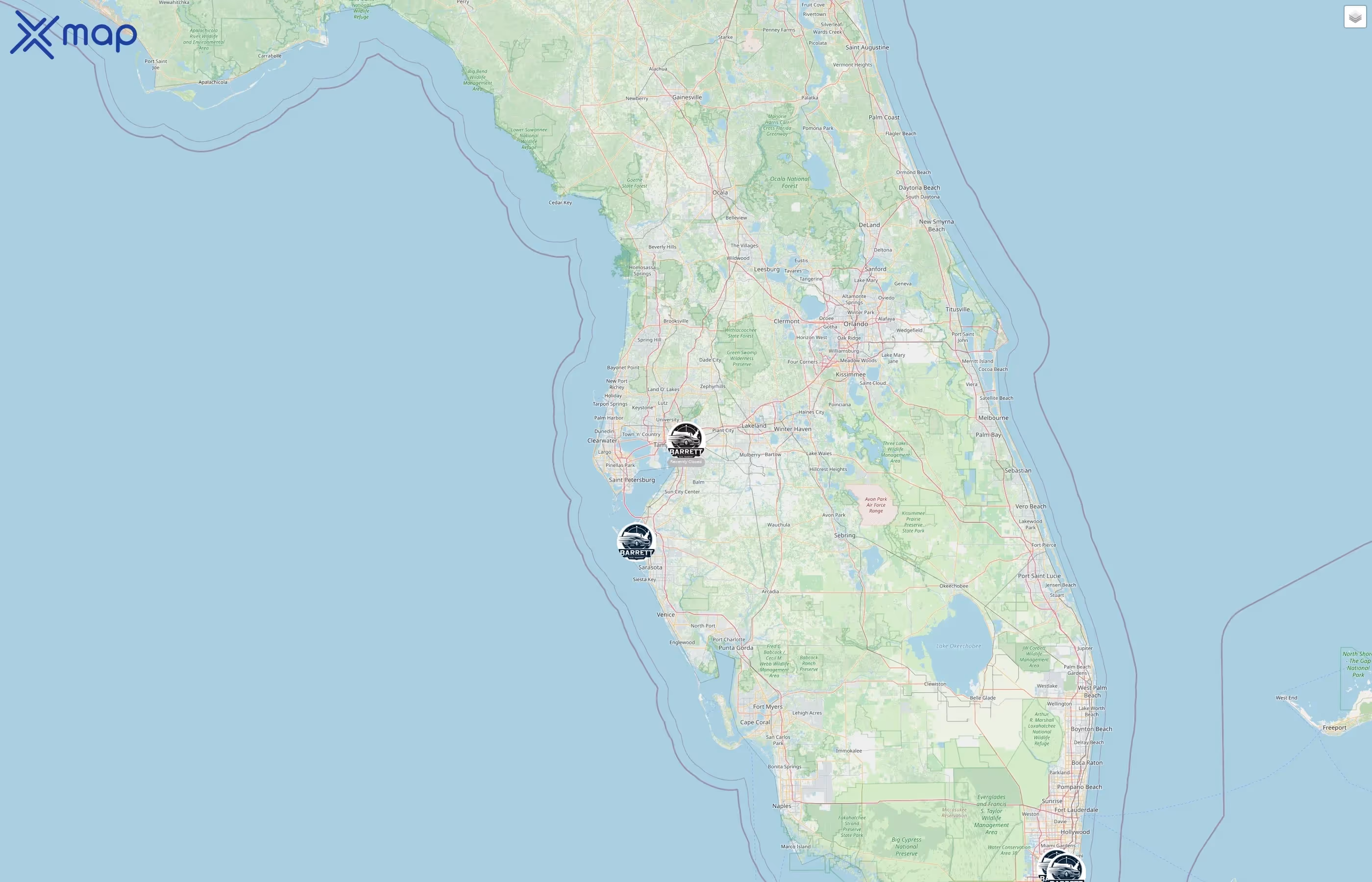 Barrett Car Shipping street hotspots
