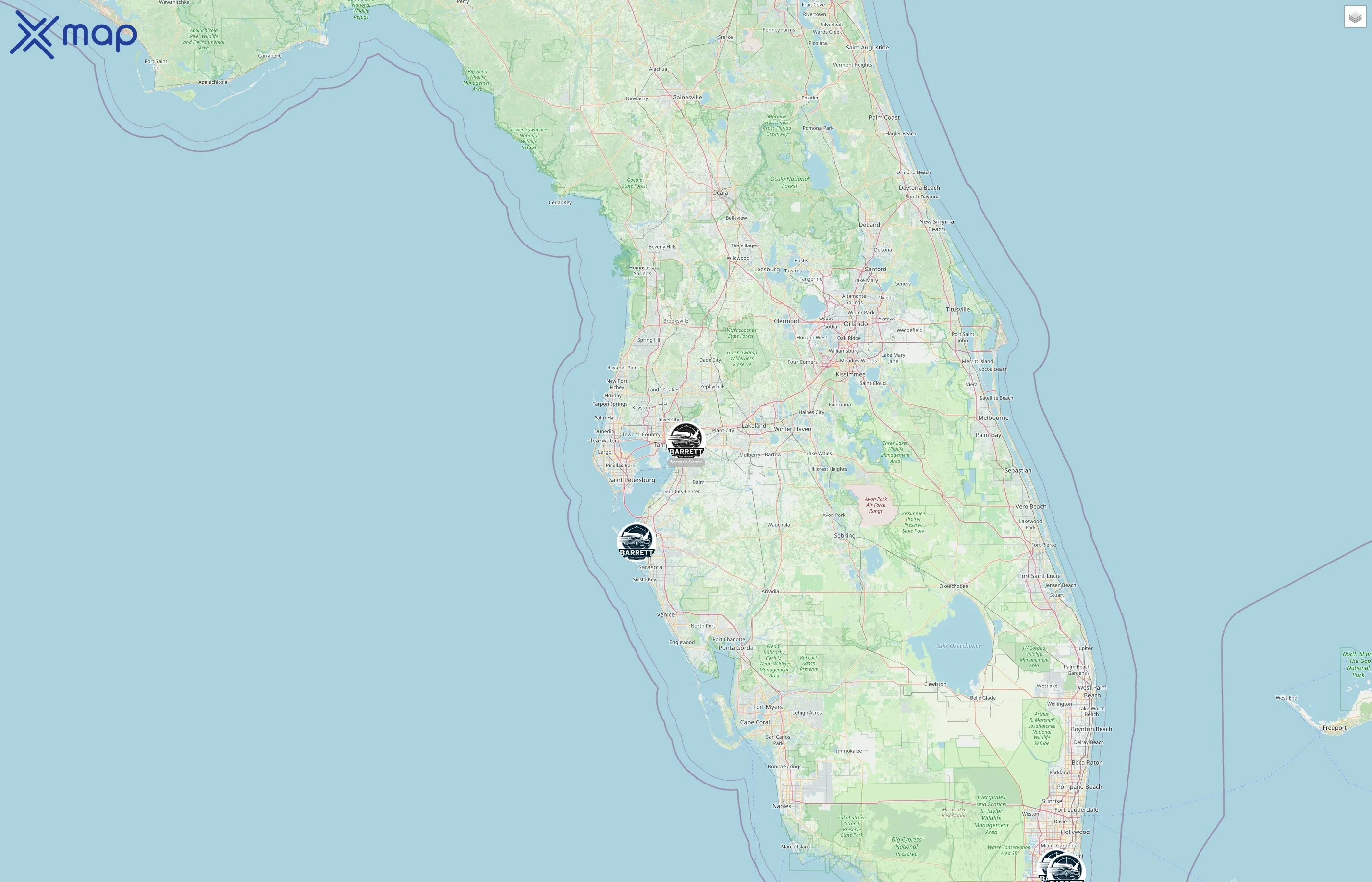 Barrett Car Shipping street hotspots