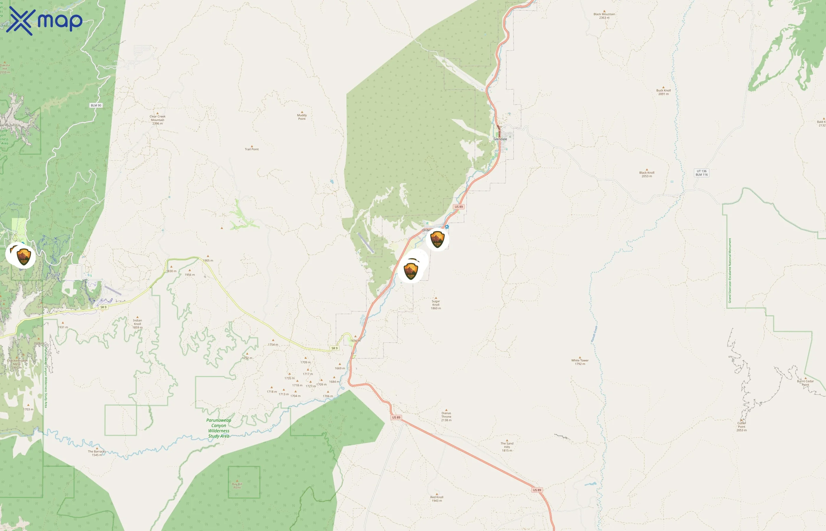 My Zion Vacation area coverage