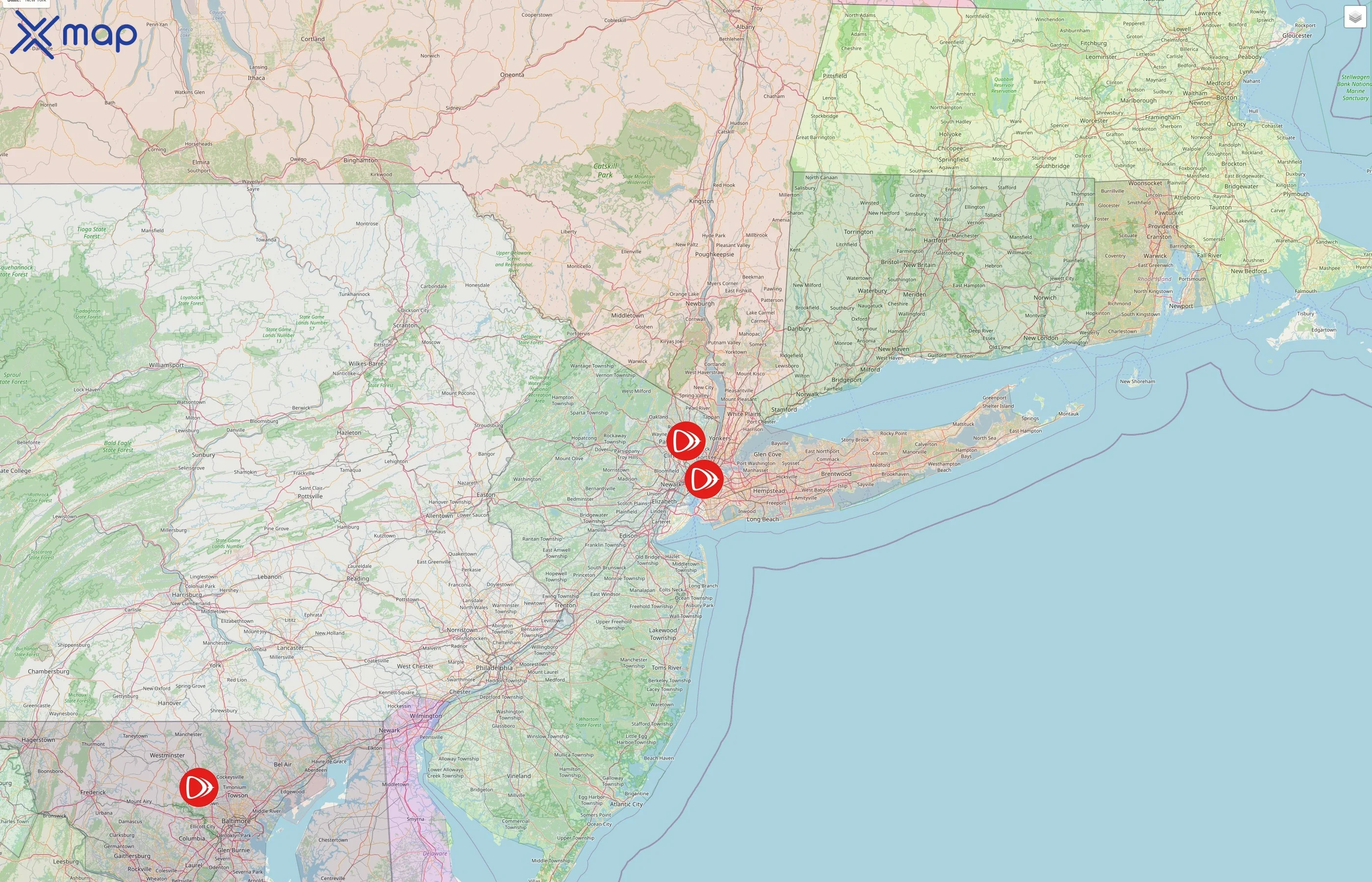 Direct Travel street hotspots