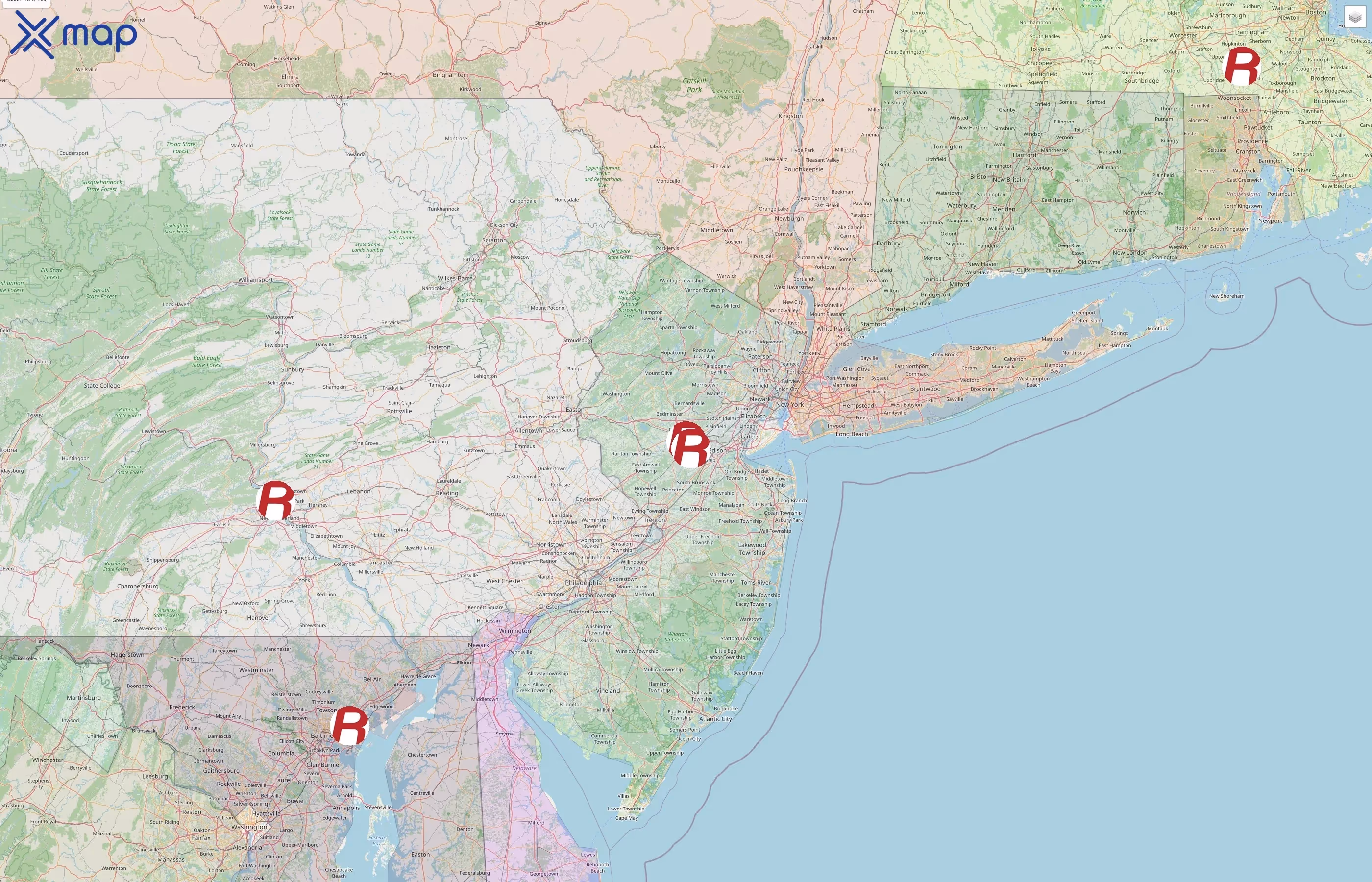 Roadtex street hotspots