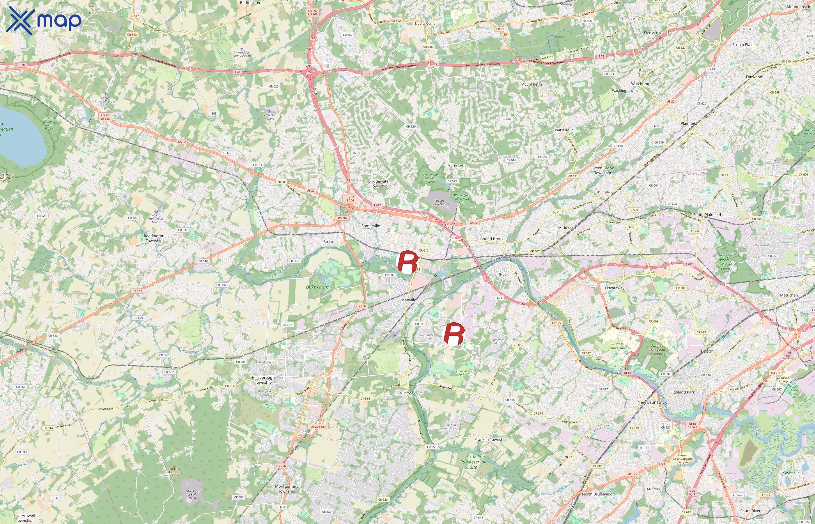 Roadtex area coverage