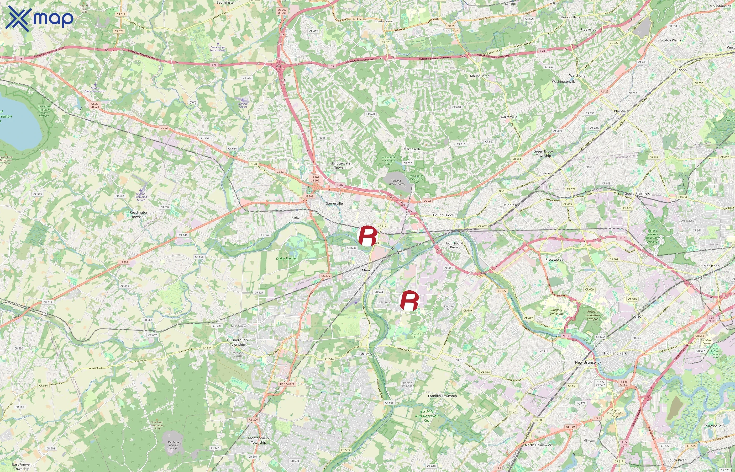 Roadtex area coverage