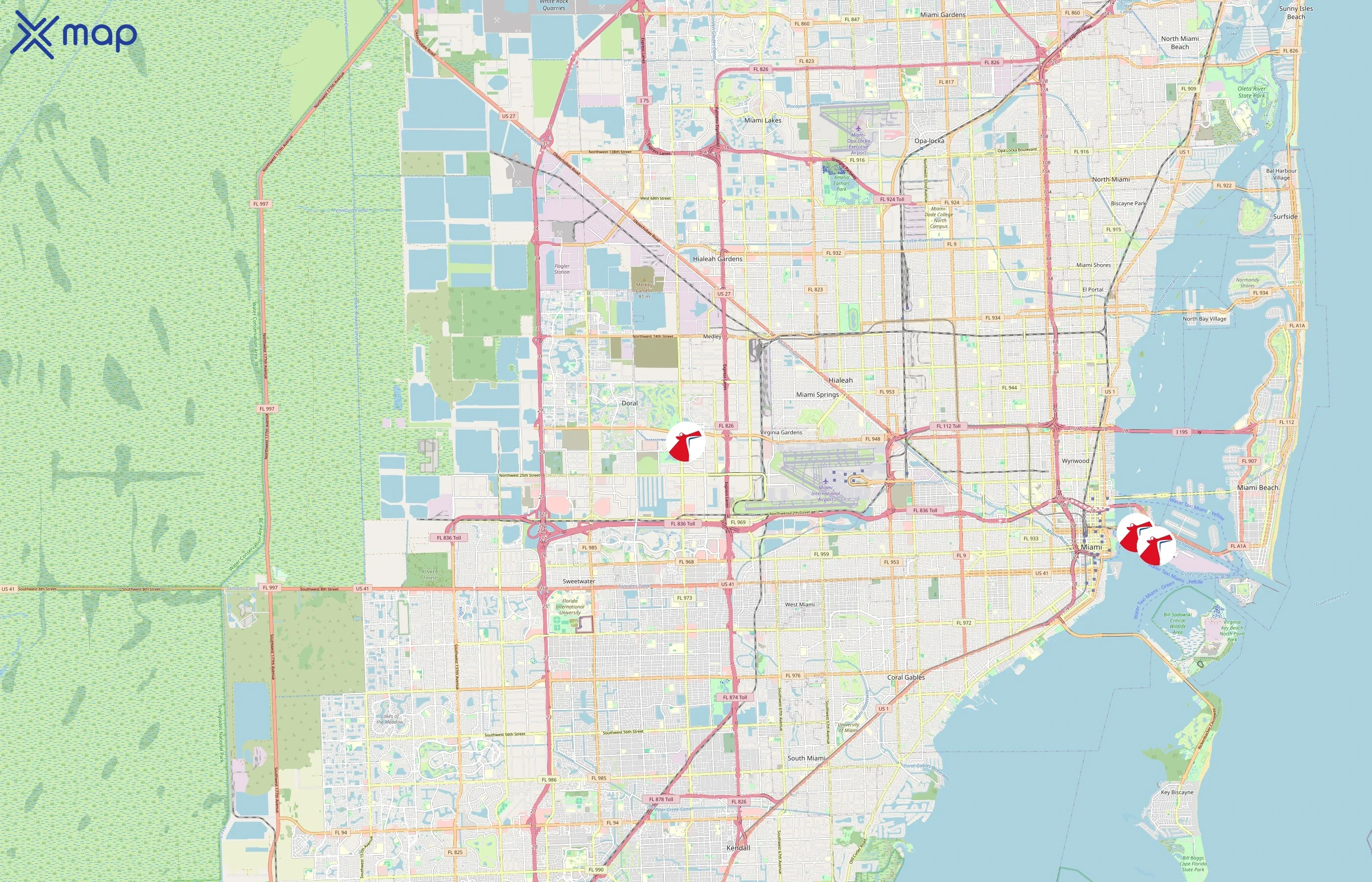 Carnival Cruise Line area coverage