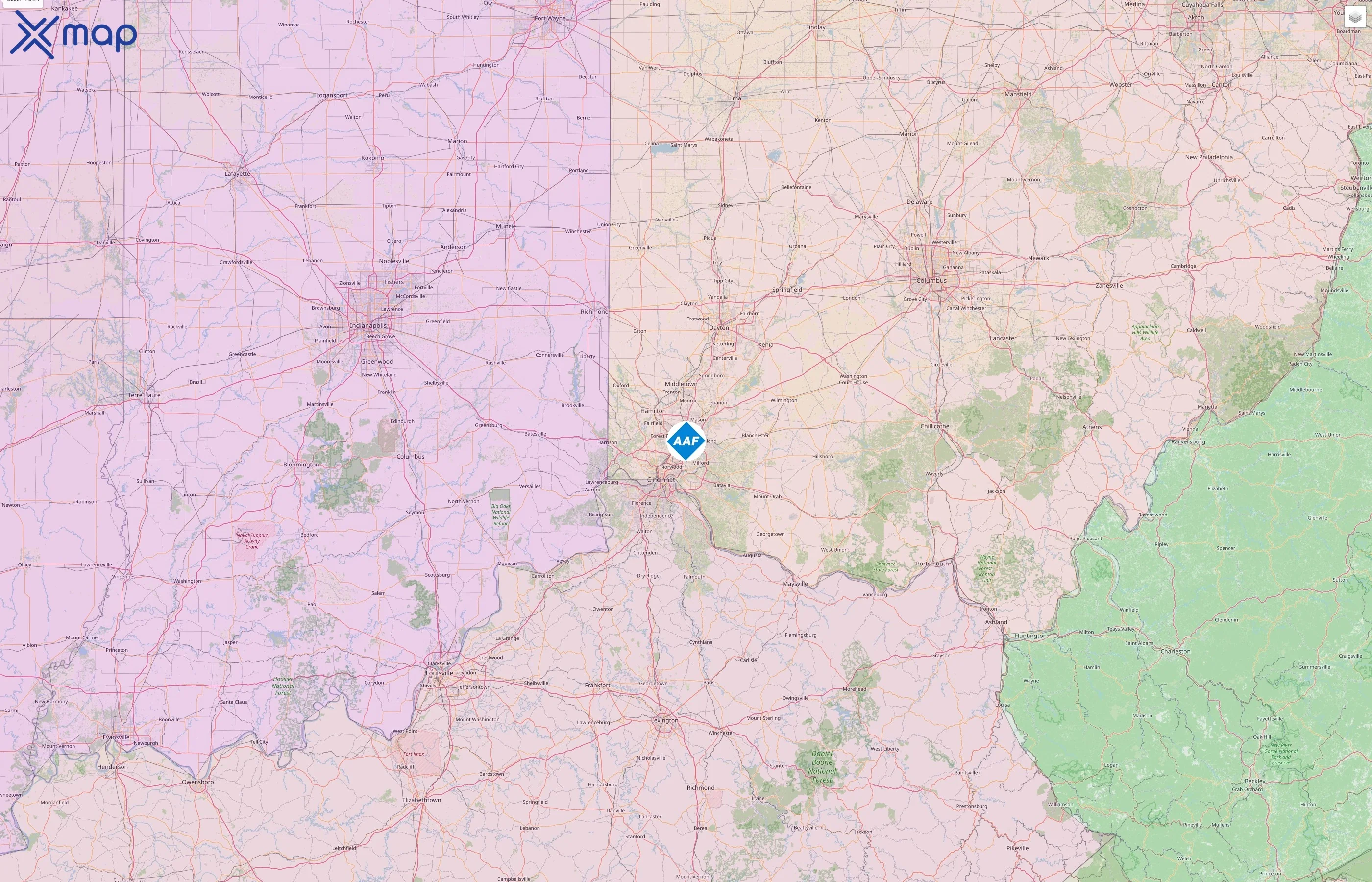 Alliance Air Freight street hotspots