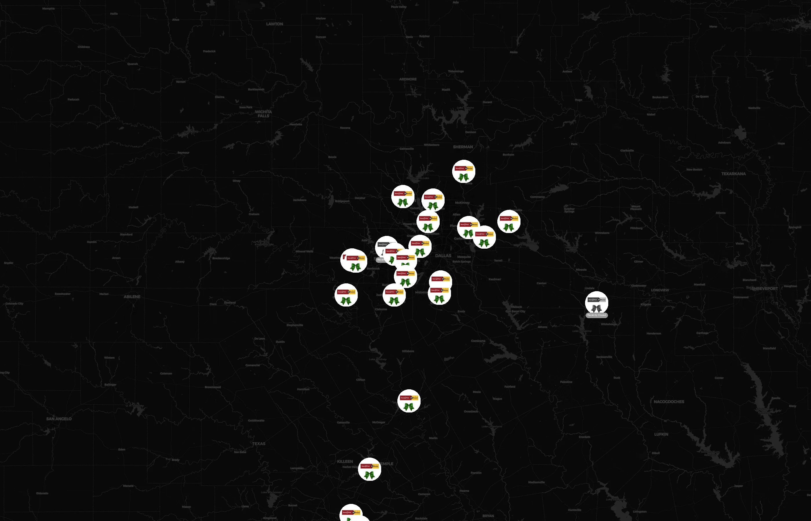 Texas First Rentals city distribution
