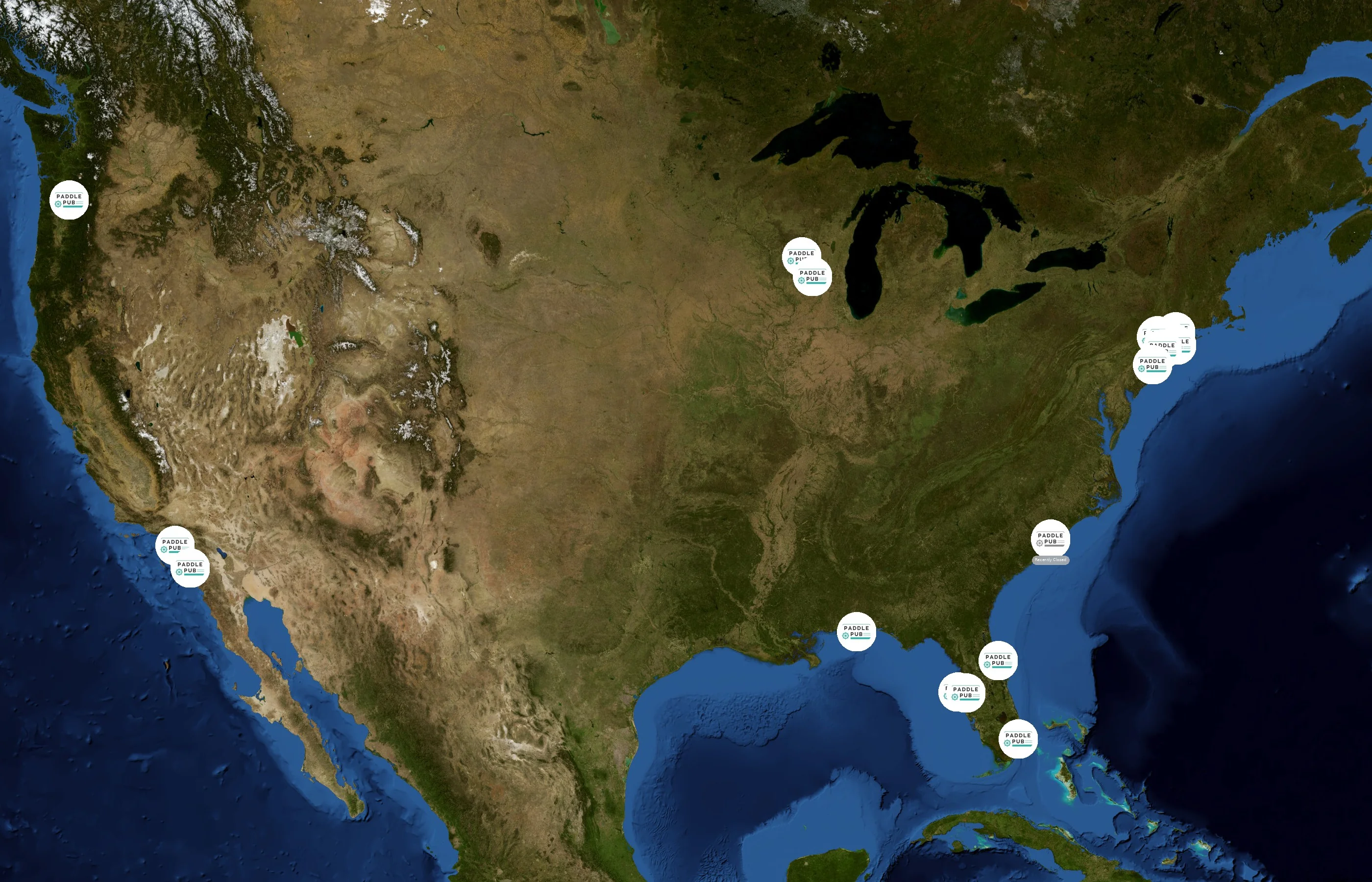 Paddle Pub state distribution