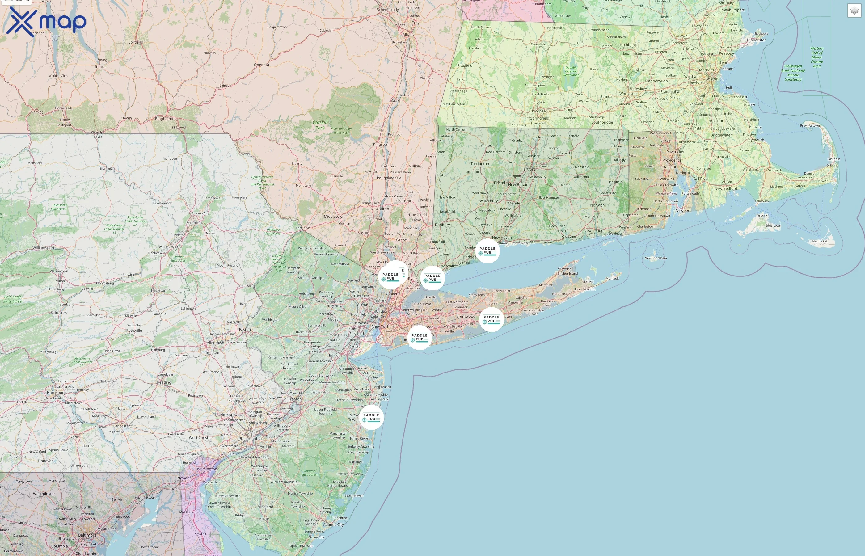 Paddle Pub street hotspots