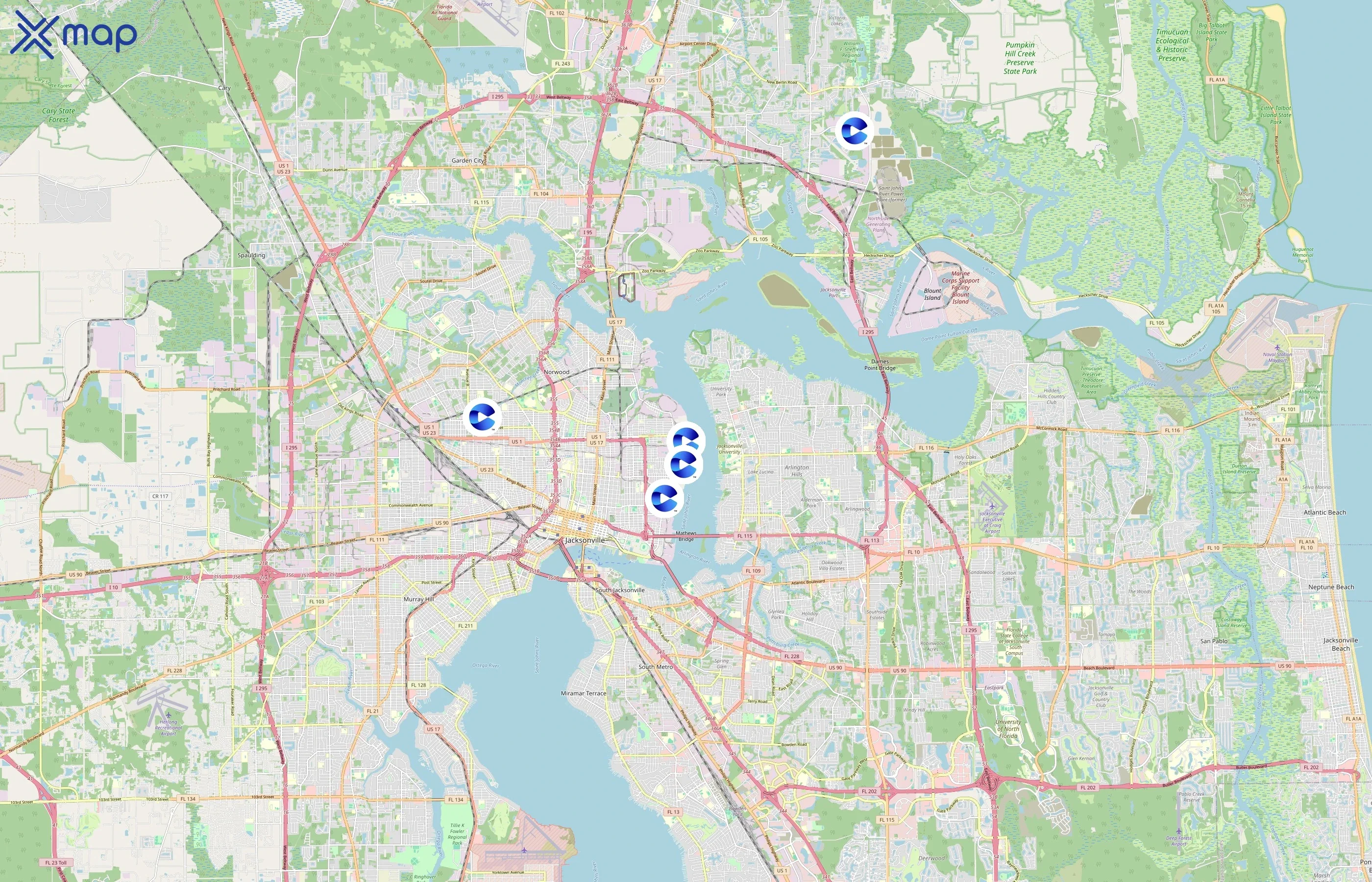 Crowley area coverage