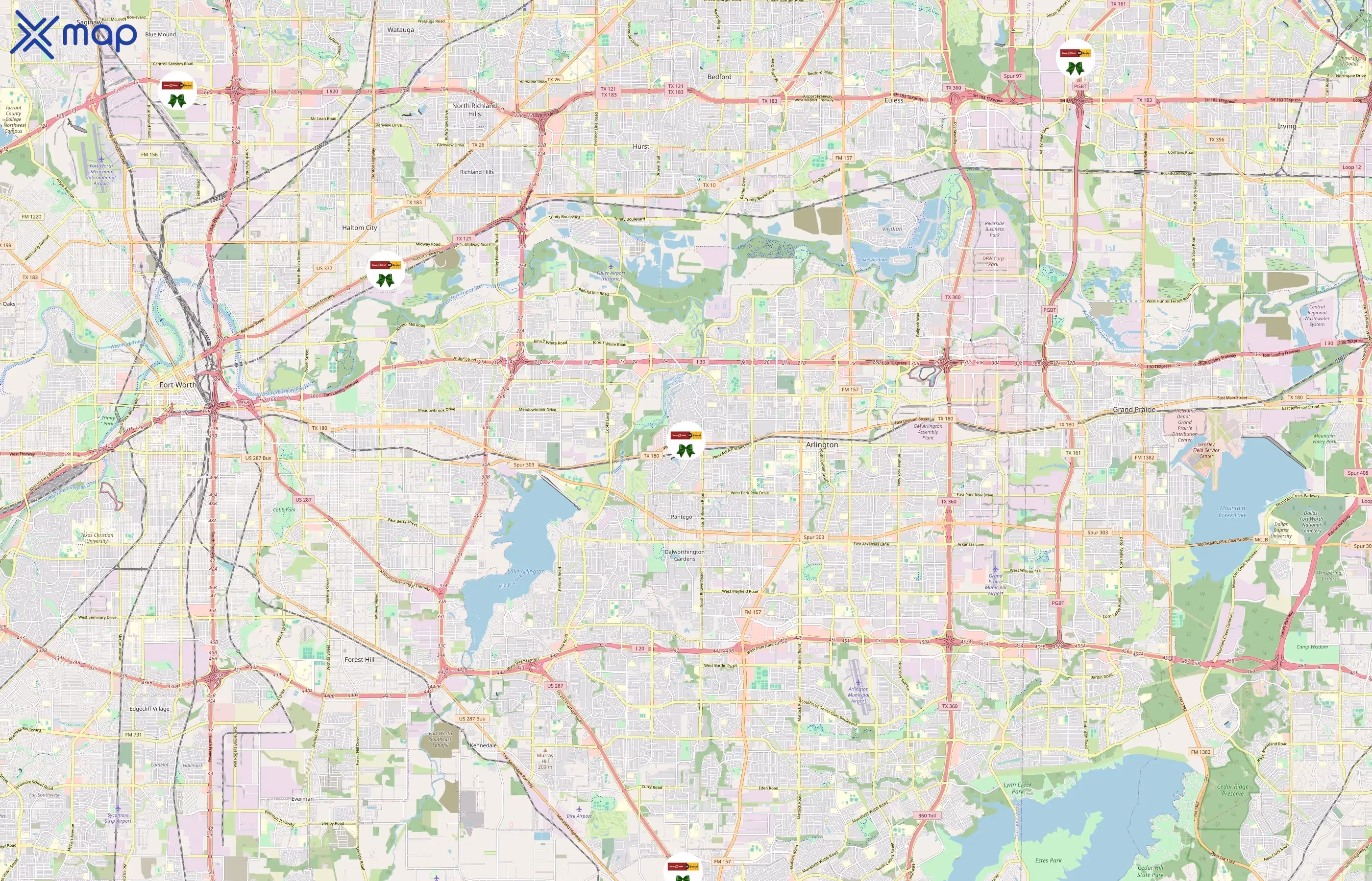 Texas First Rentals area coverage