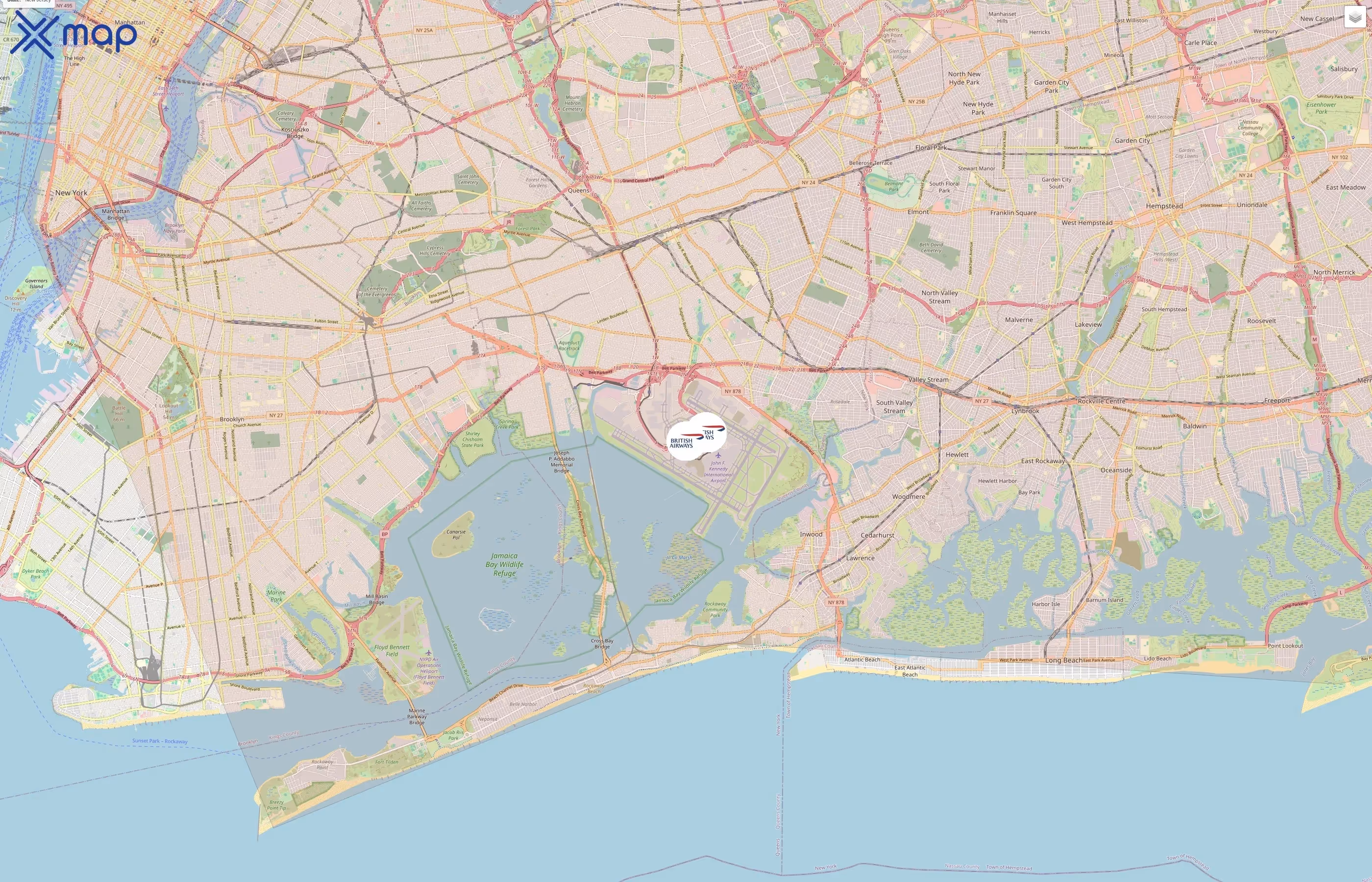 British Airways traffic data