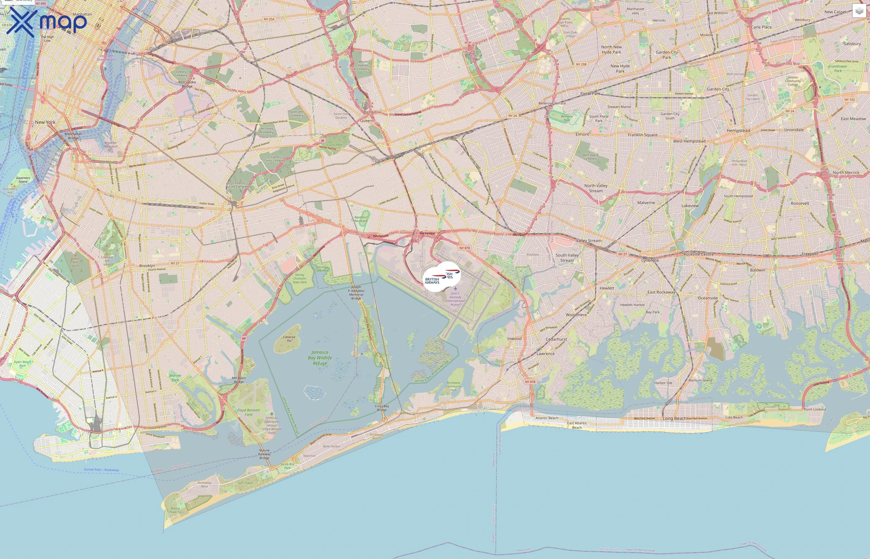 British Airways traffic data