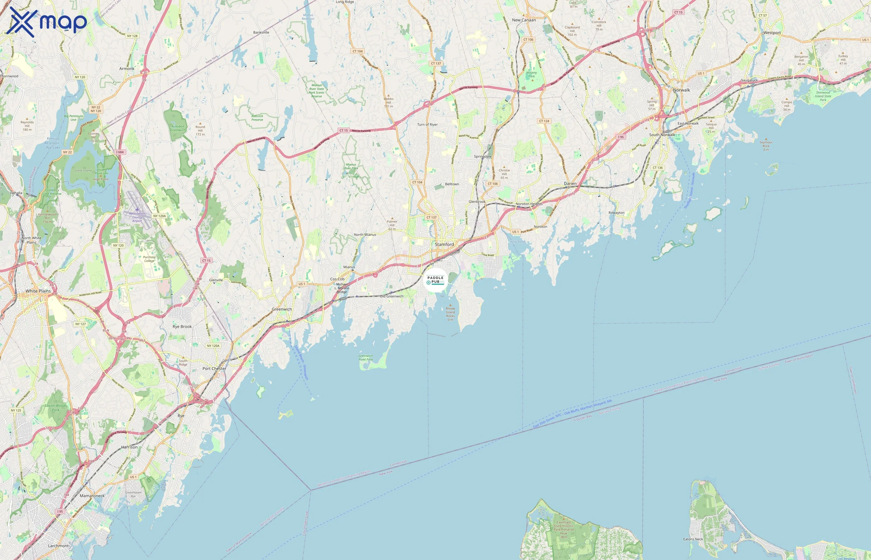 Paddle Pub area coverage