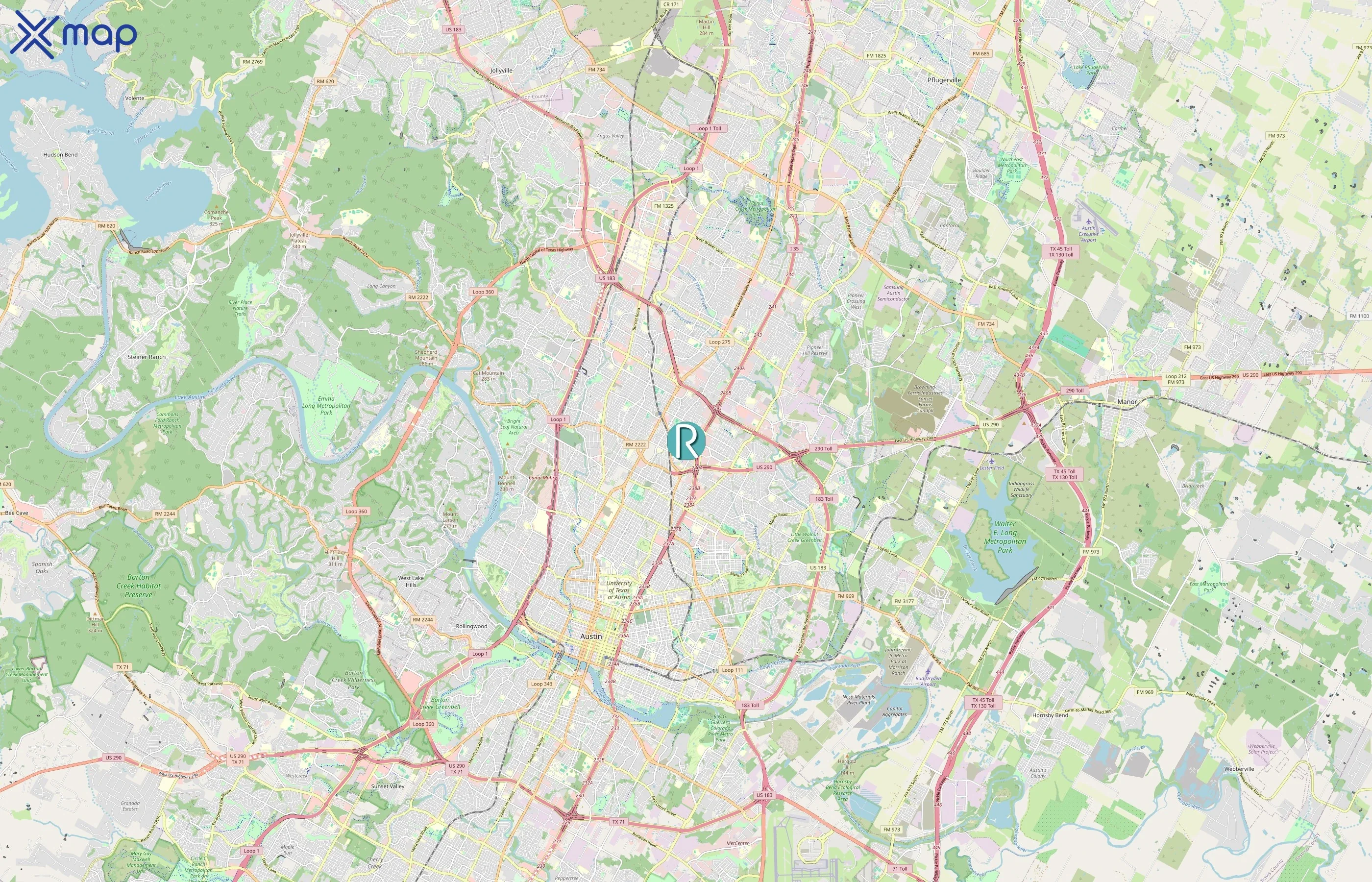 Reventals area coverage