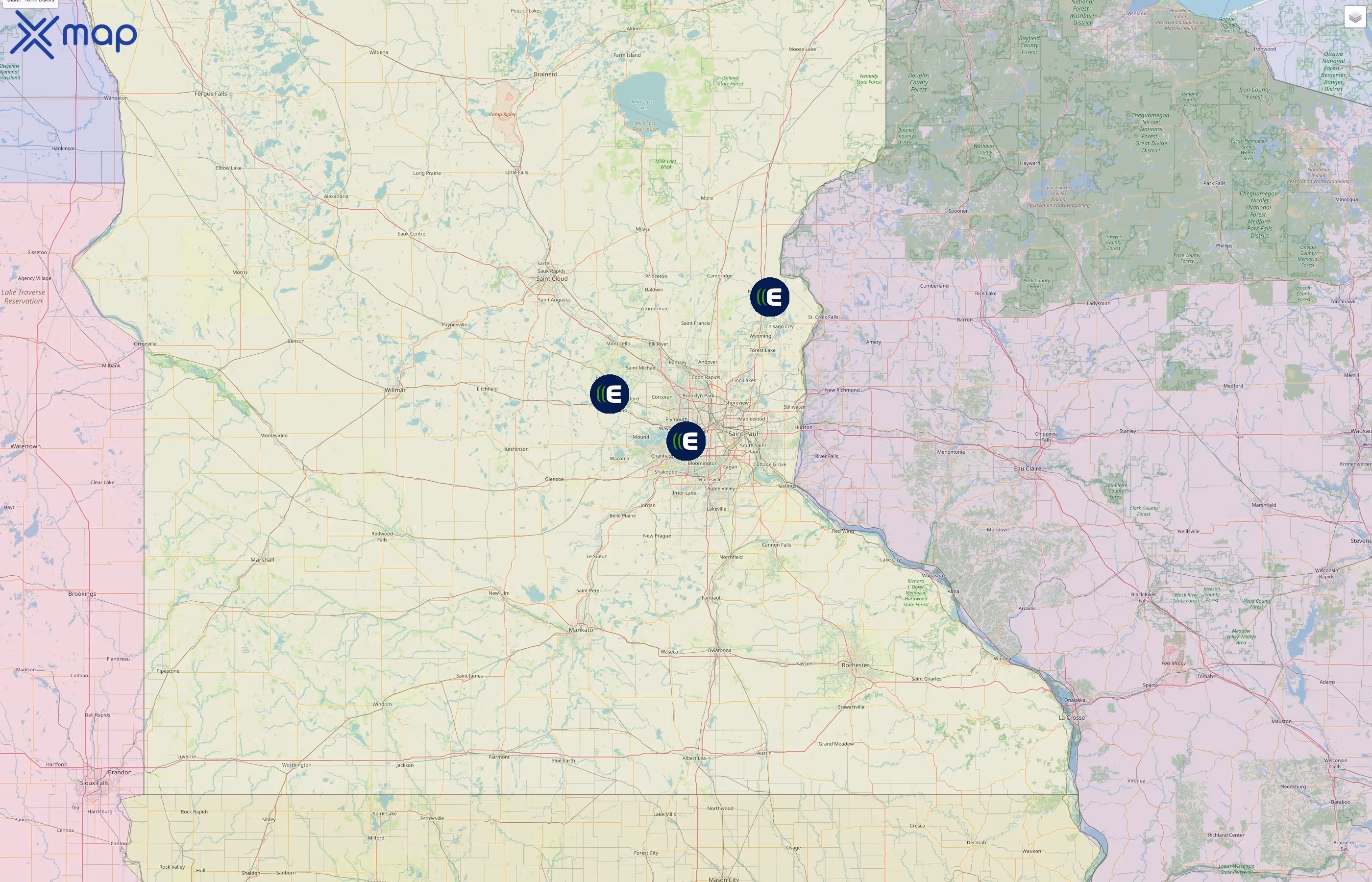 Echo Global Logistics street hotspots