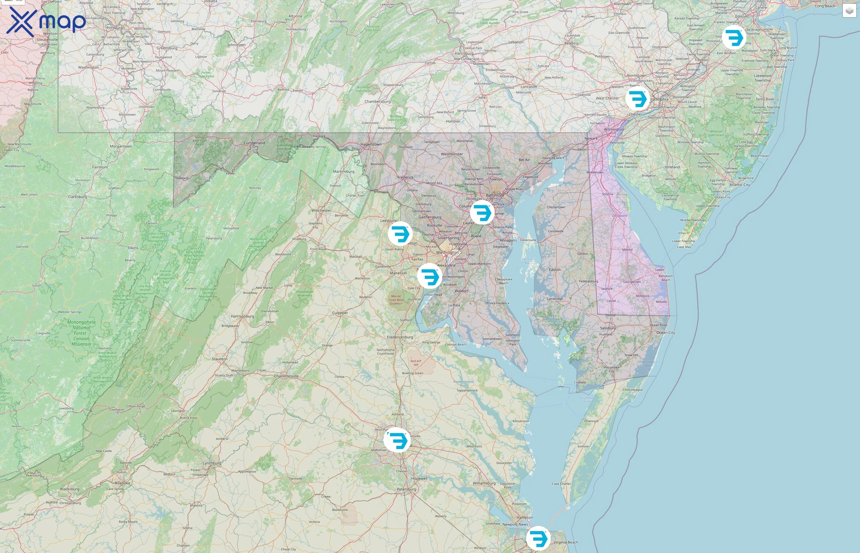 WayForth street hotspots