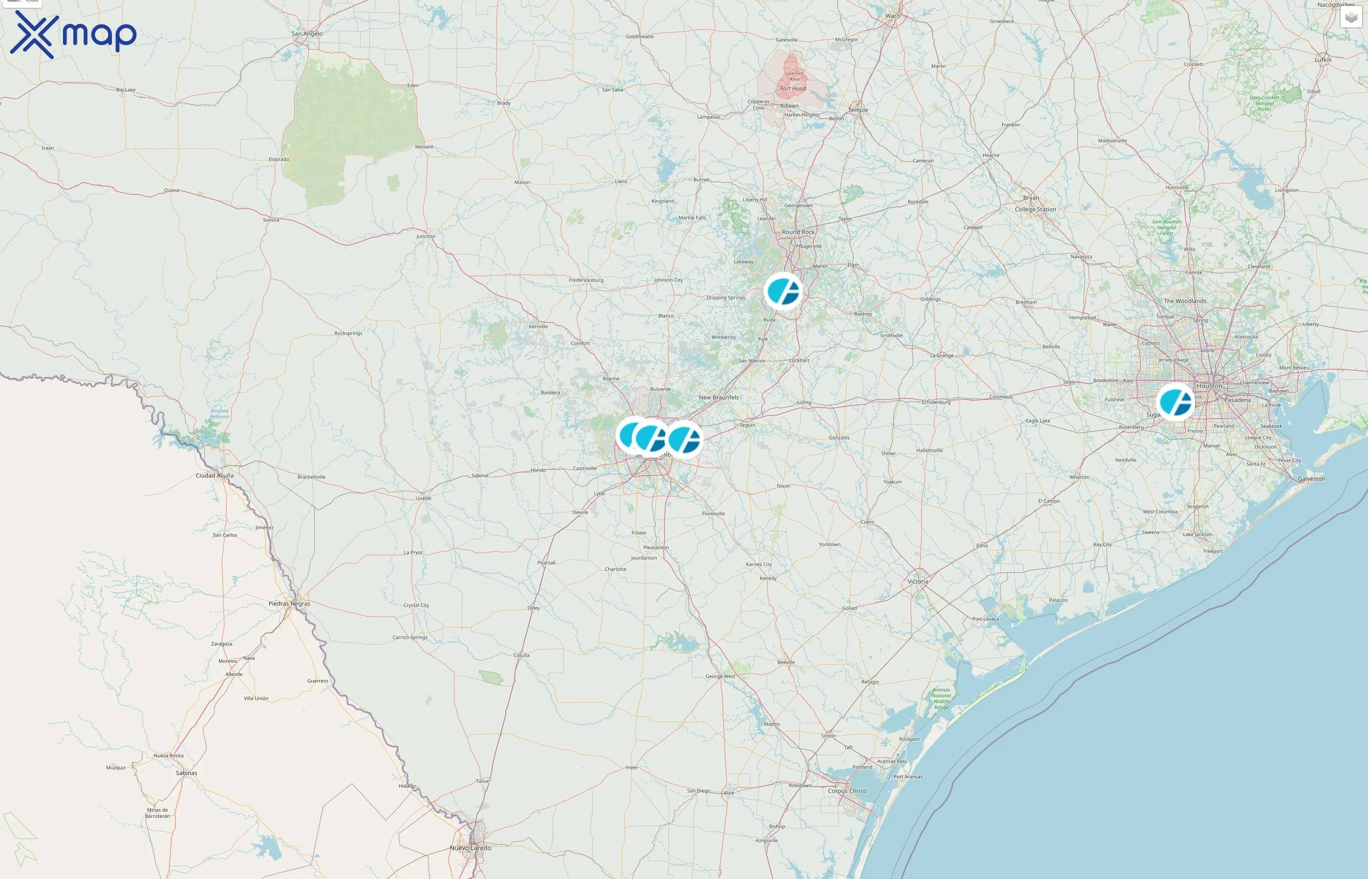 Gran Azul street hotspots