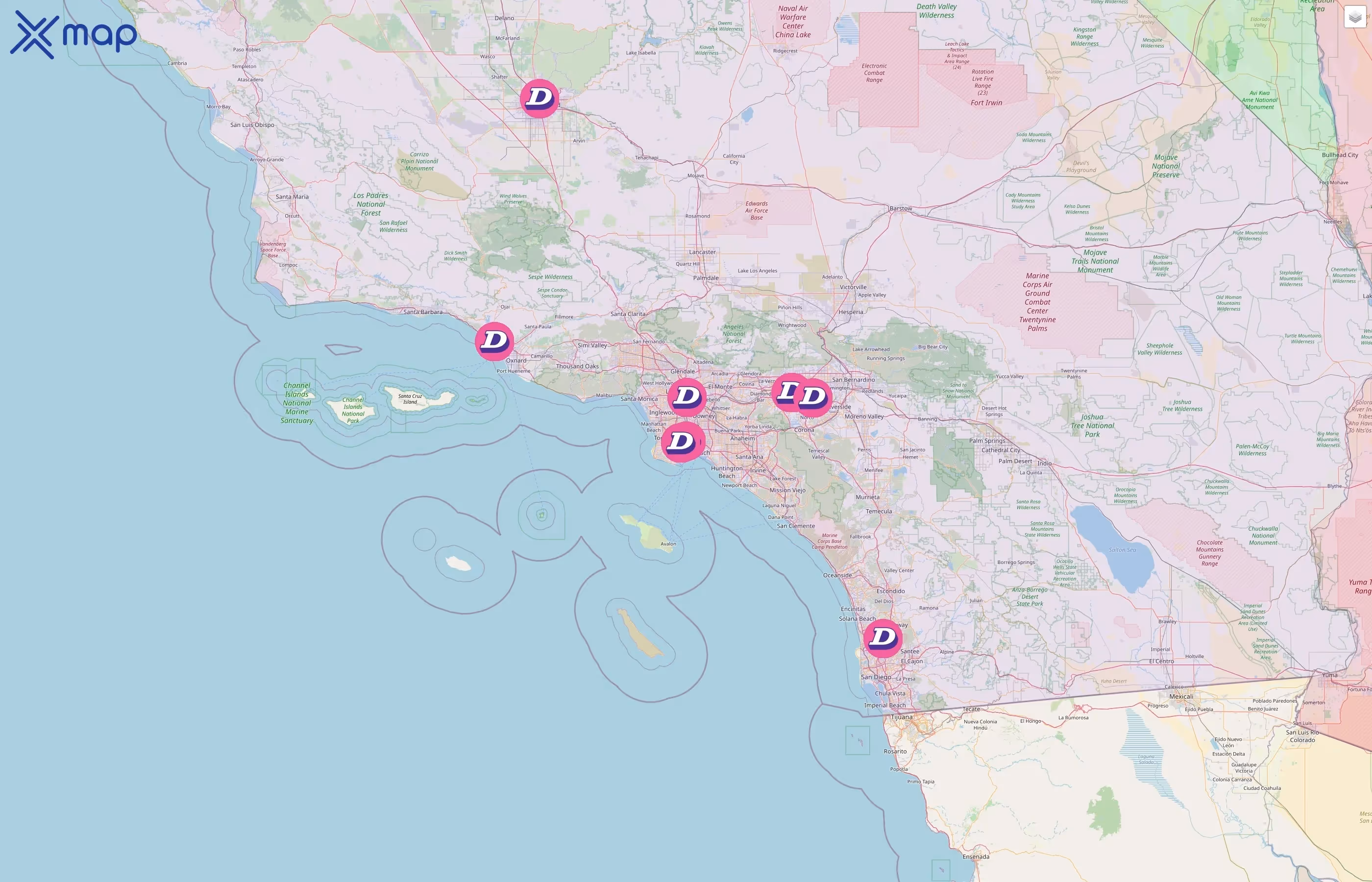 Dependable Supply Chain Services street hotspots