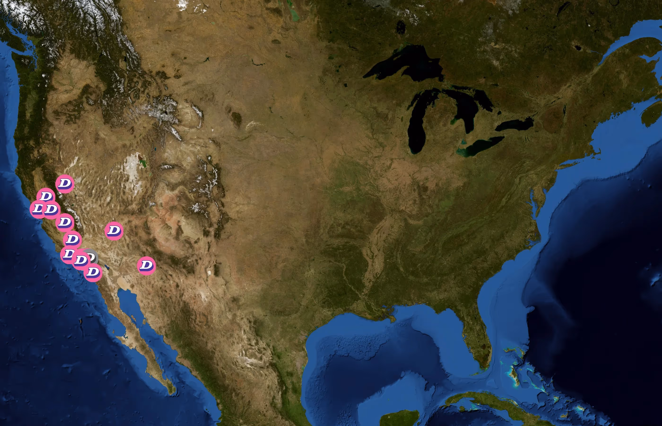 Dependable Supply Chain Services state distribution
