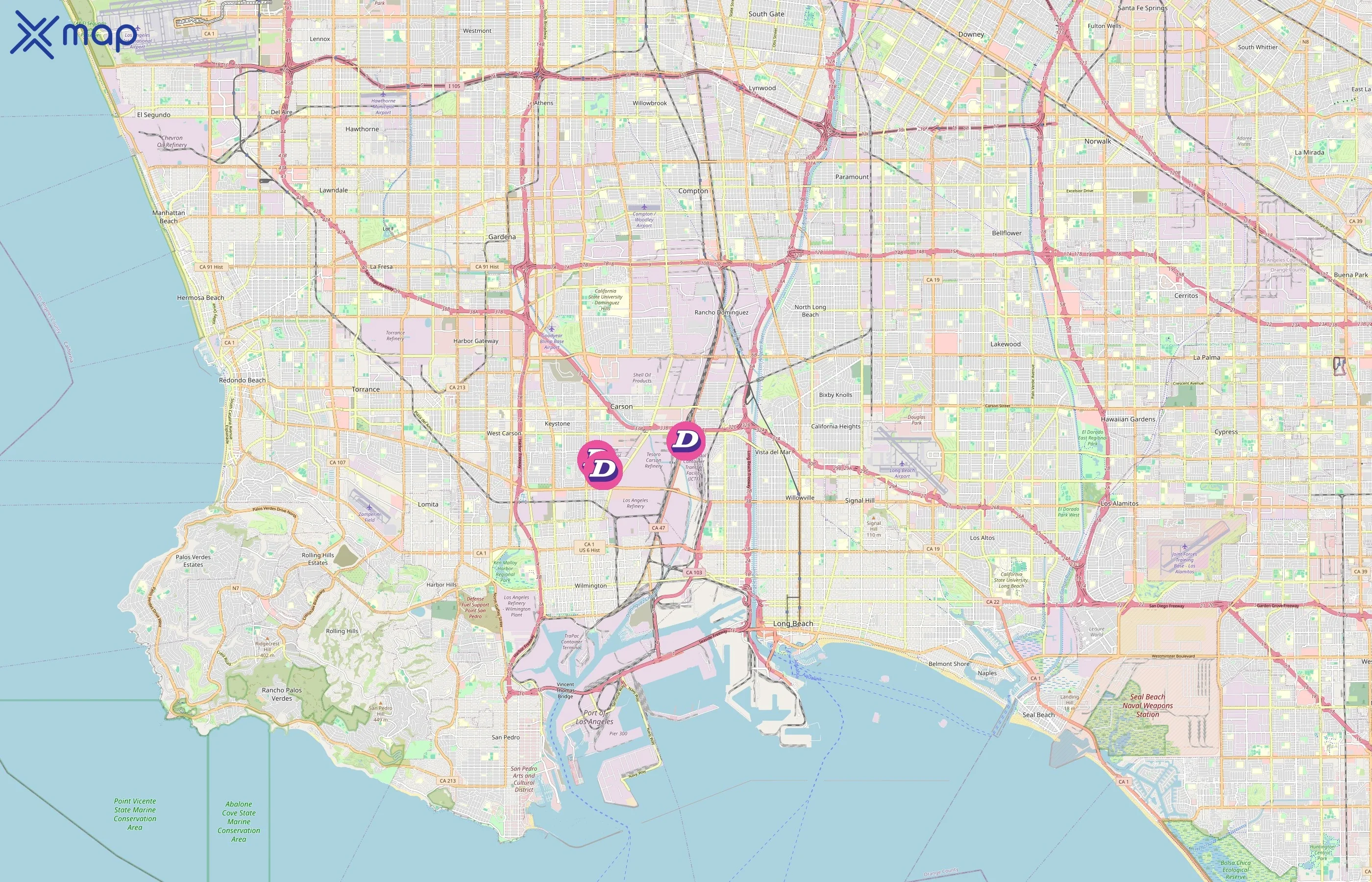 Dependable Supply Chain Services area coverage