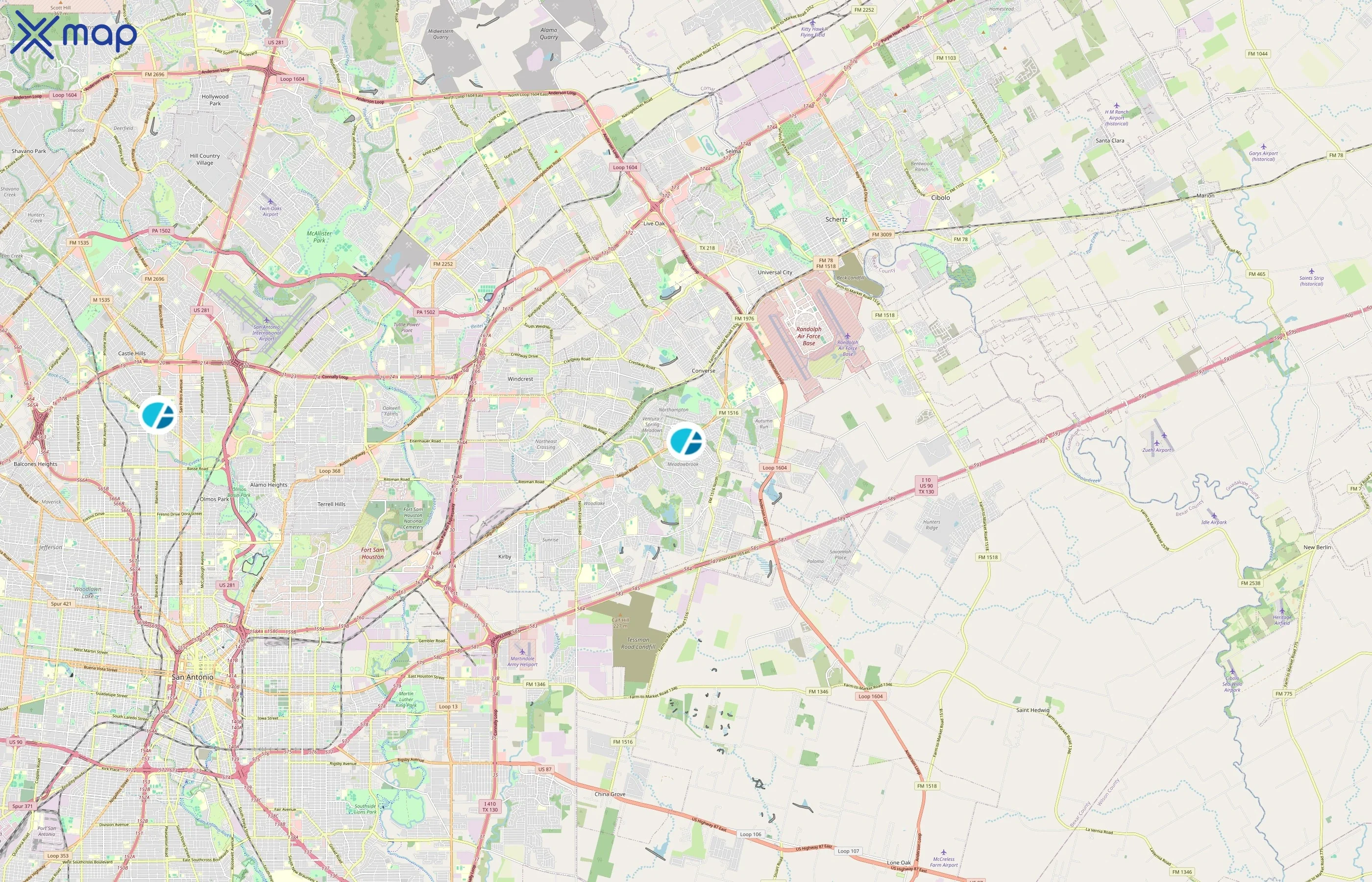 Gran Azul area coverage