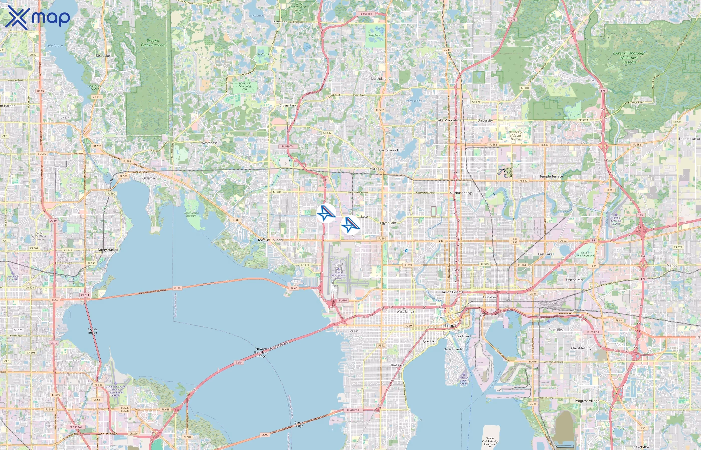 Amerijet International area coverage