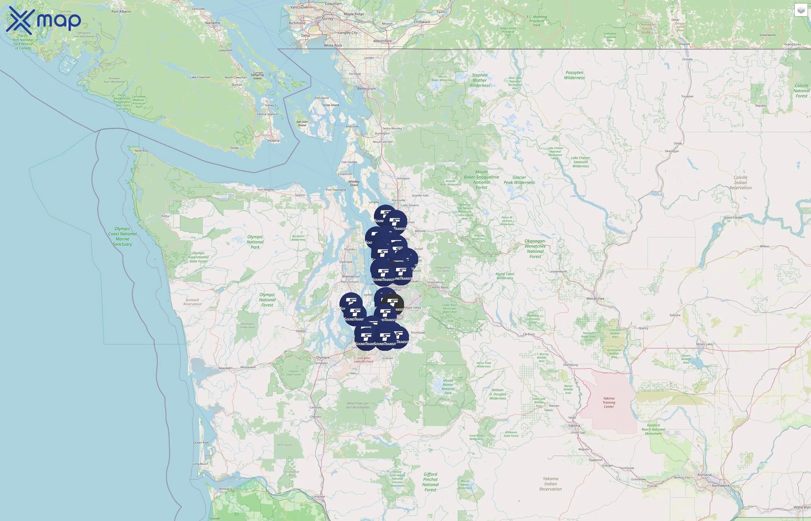 Sound Transit street hotspots
