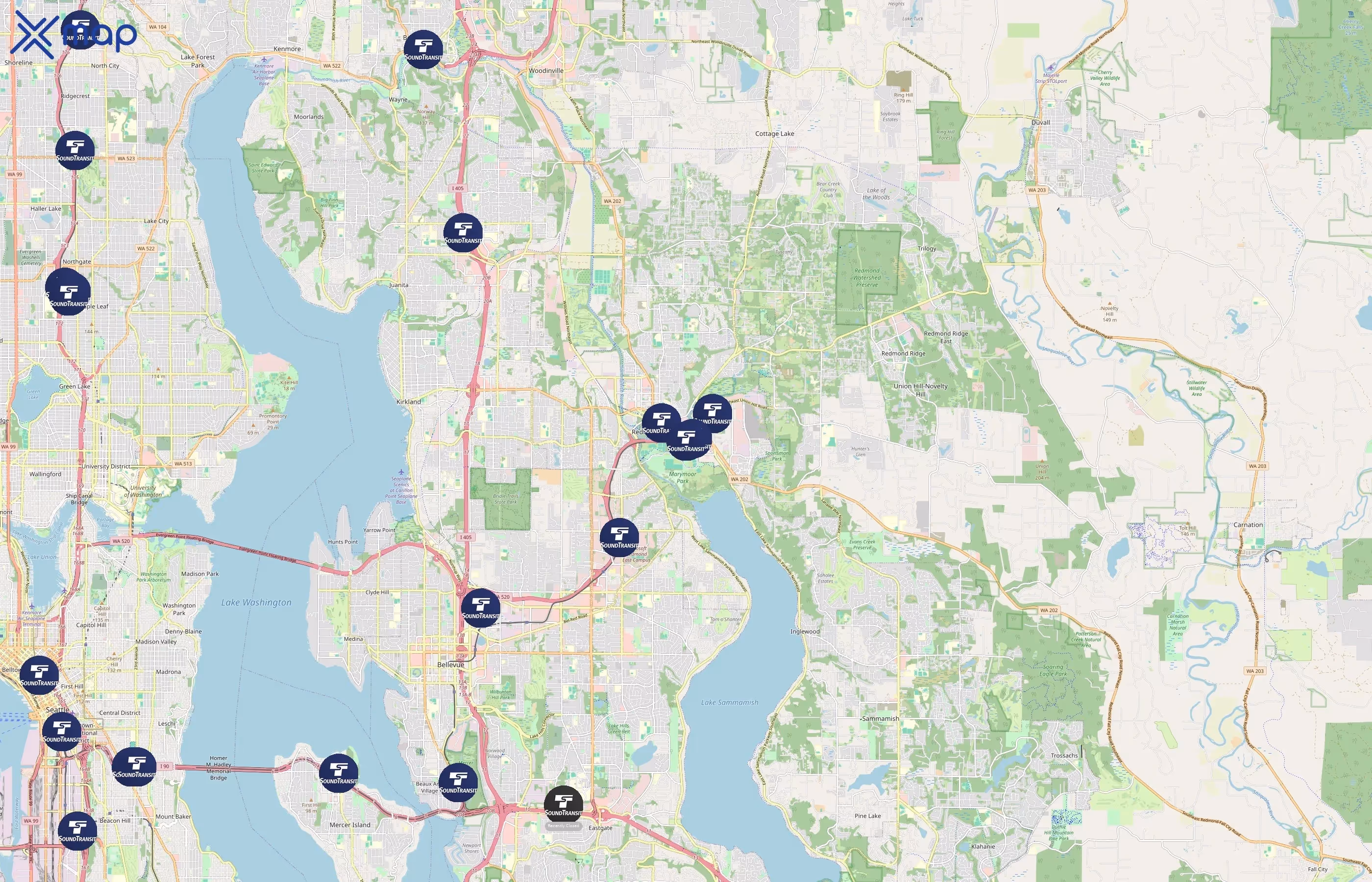 Sound Transit area coverage