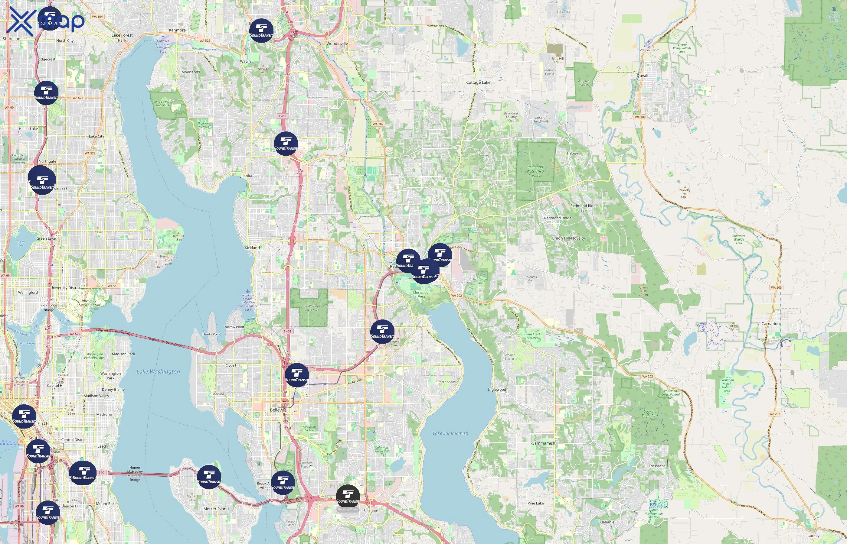 Sound Transit area coverage