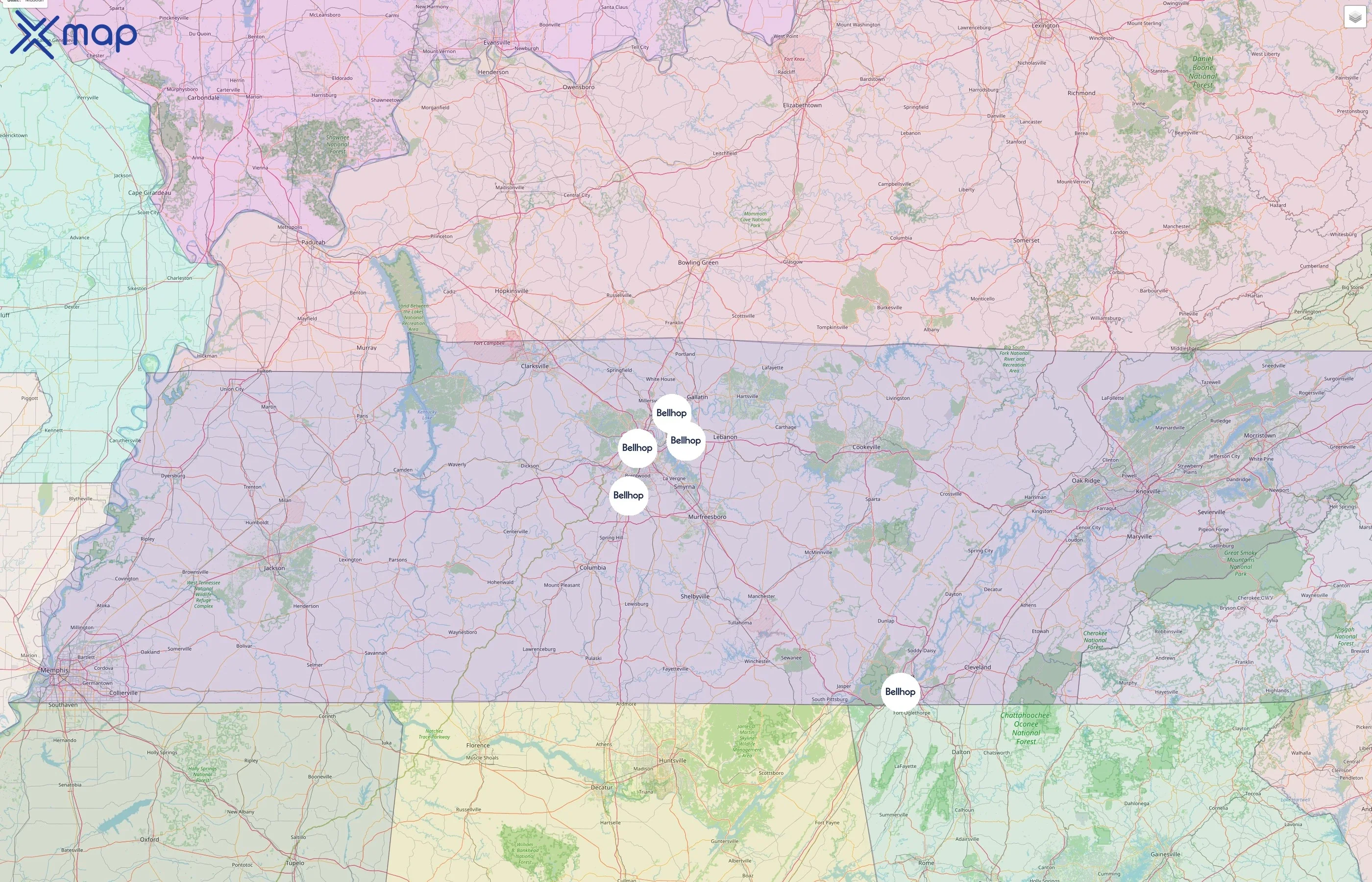 Bellhop street hotspots