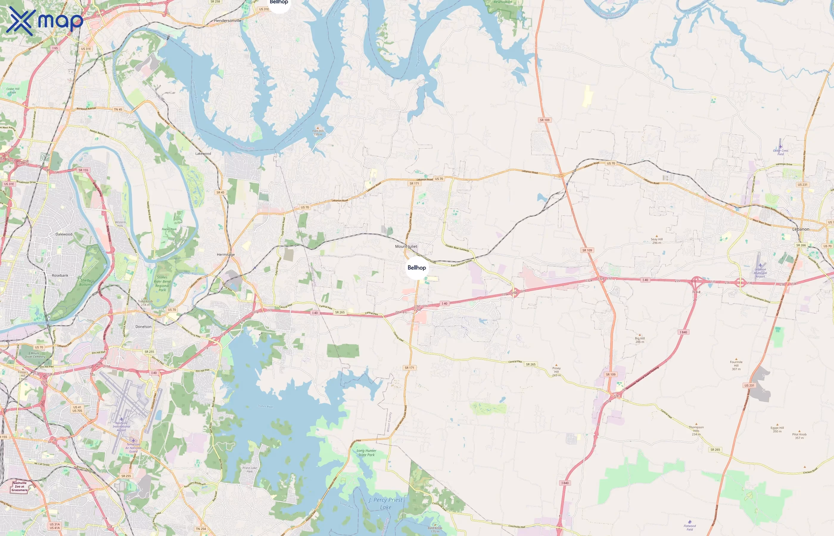 Bellhop area coverage