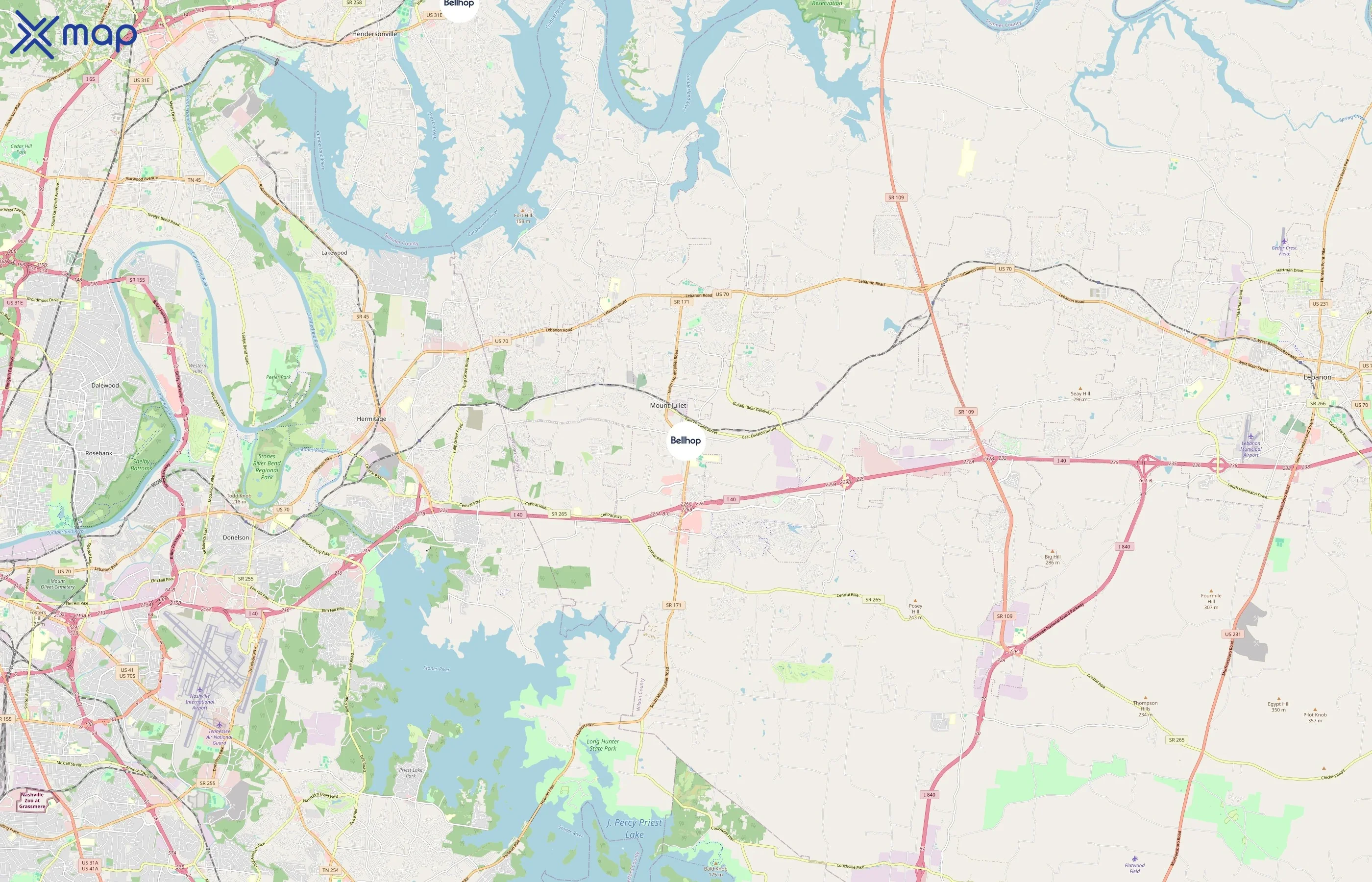 Bellhop area coverage