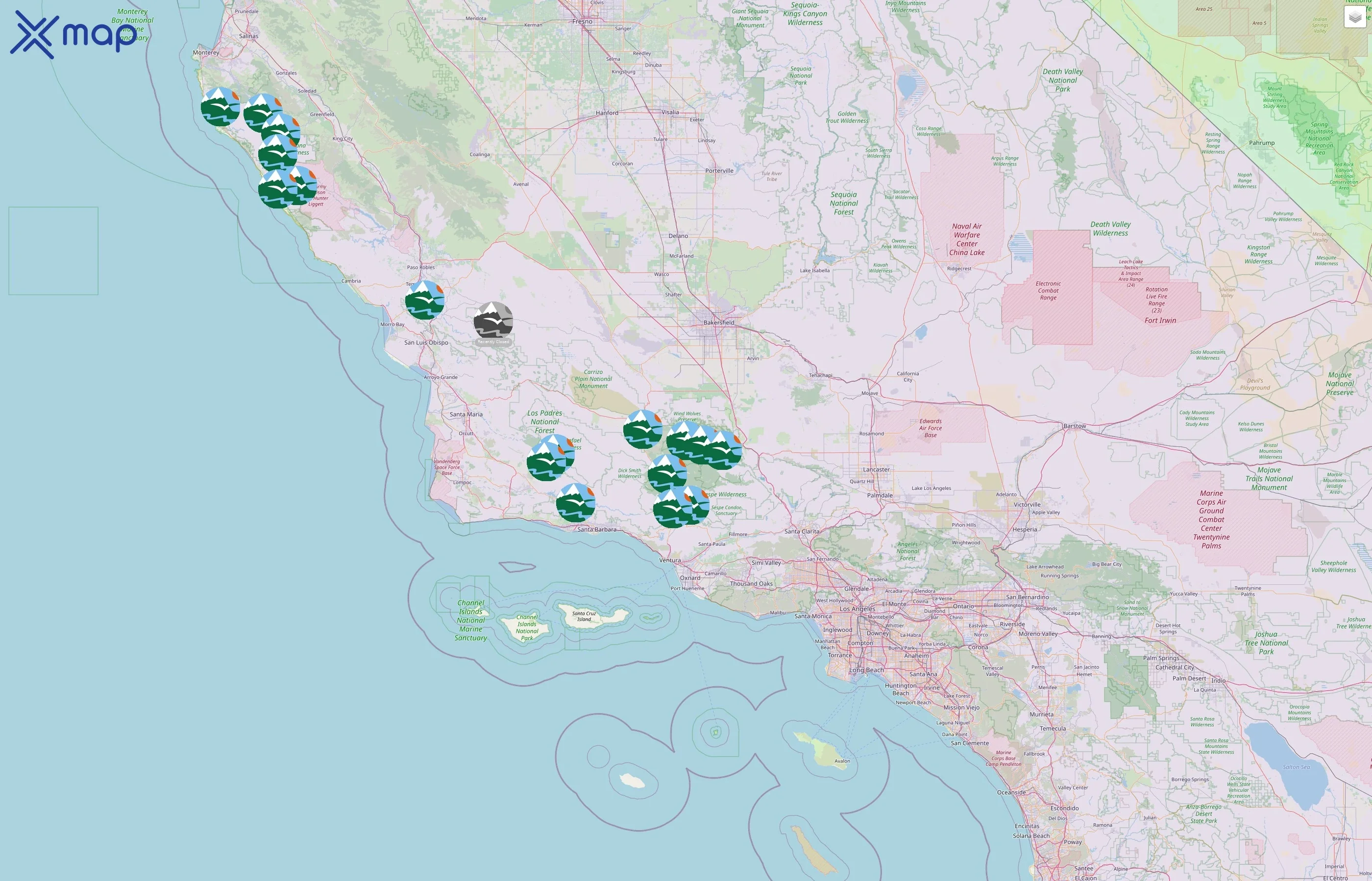 Camp One Parks Management street hotspots