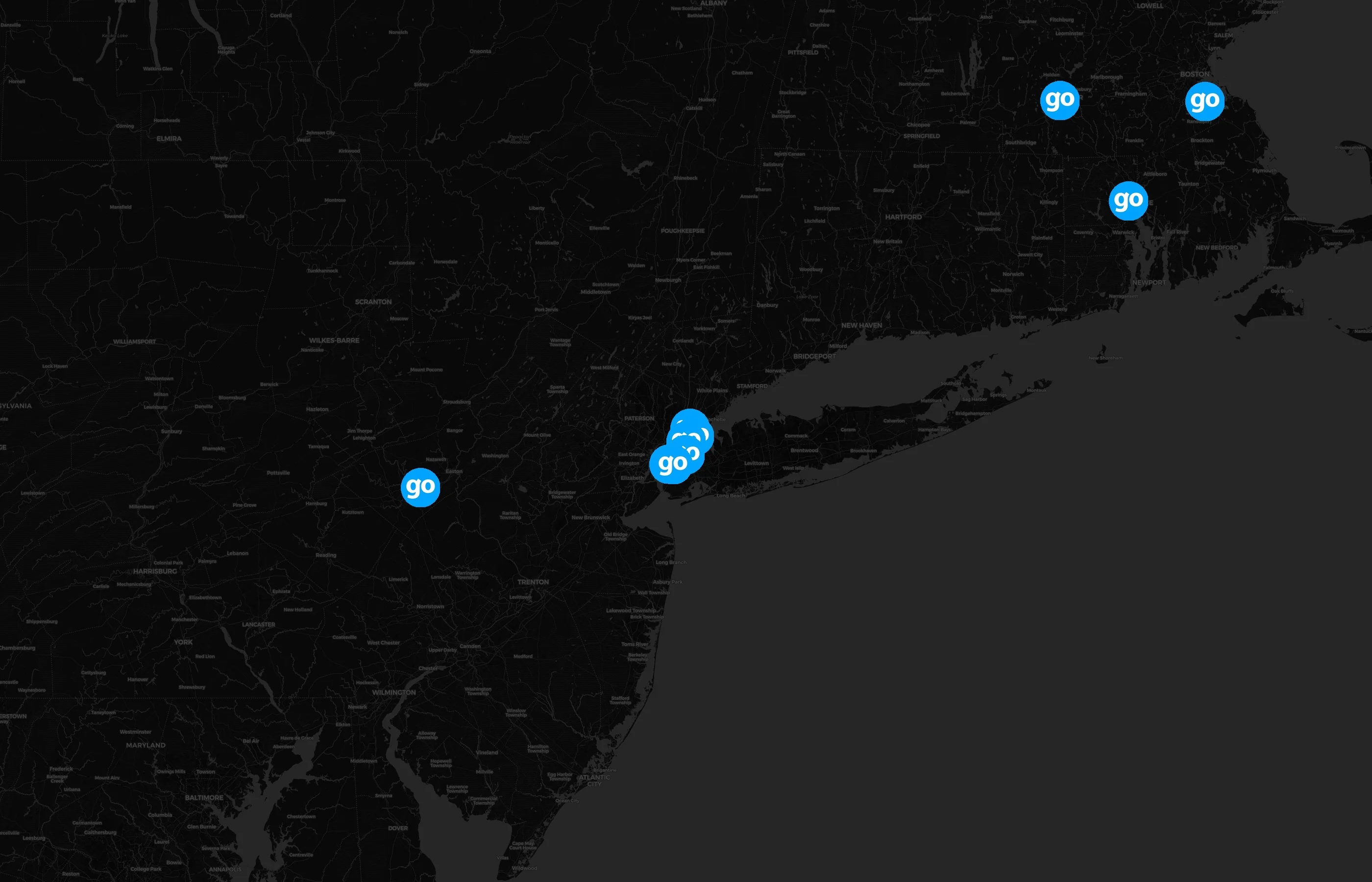 GoPuff city distribution