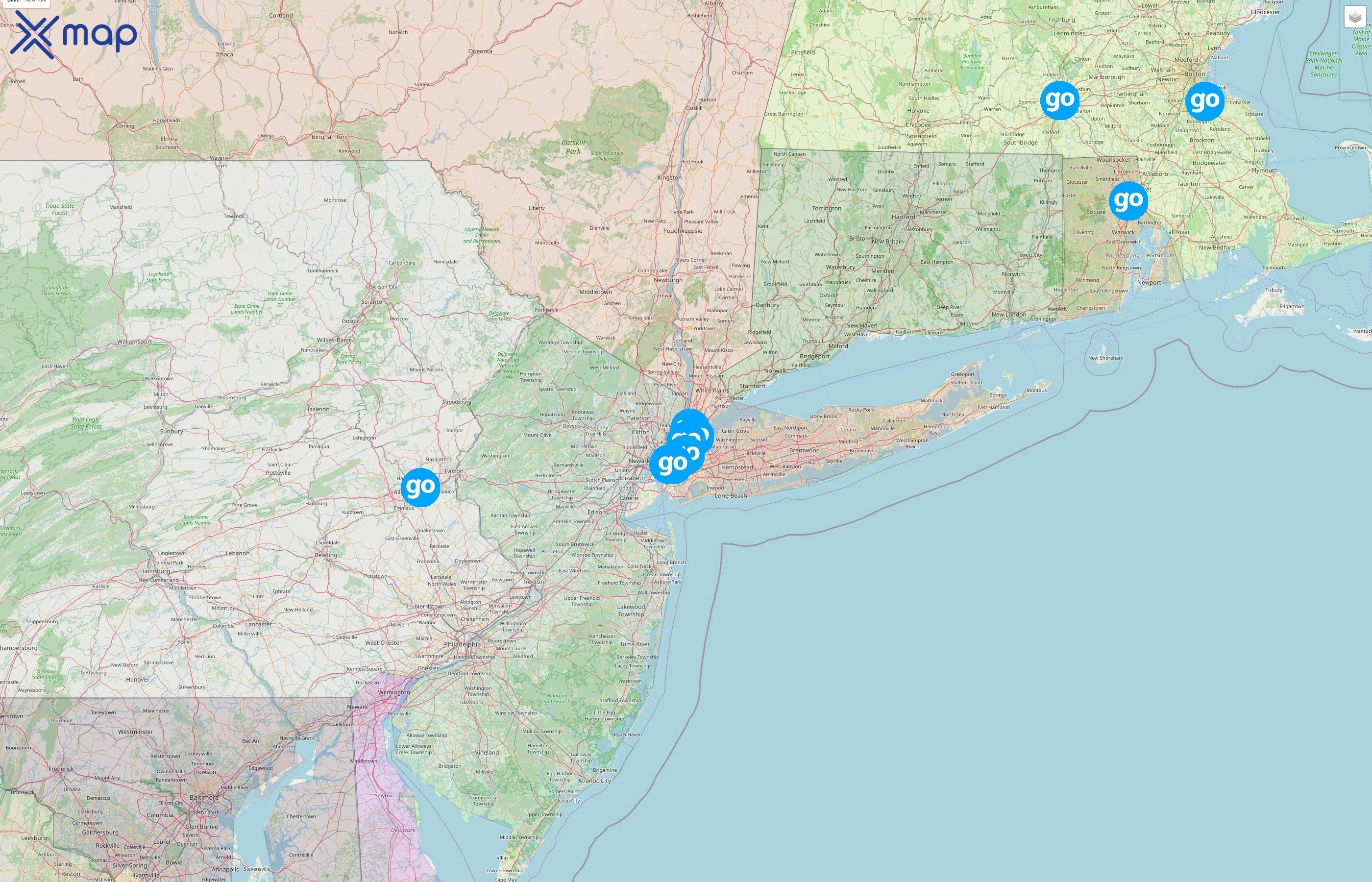 GoPuff street hotspots
