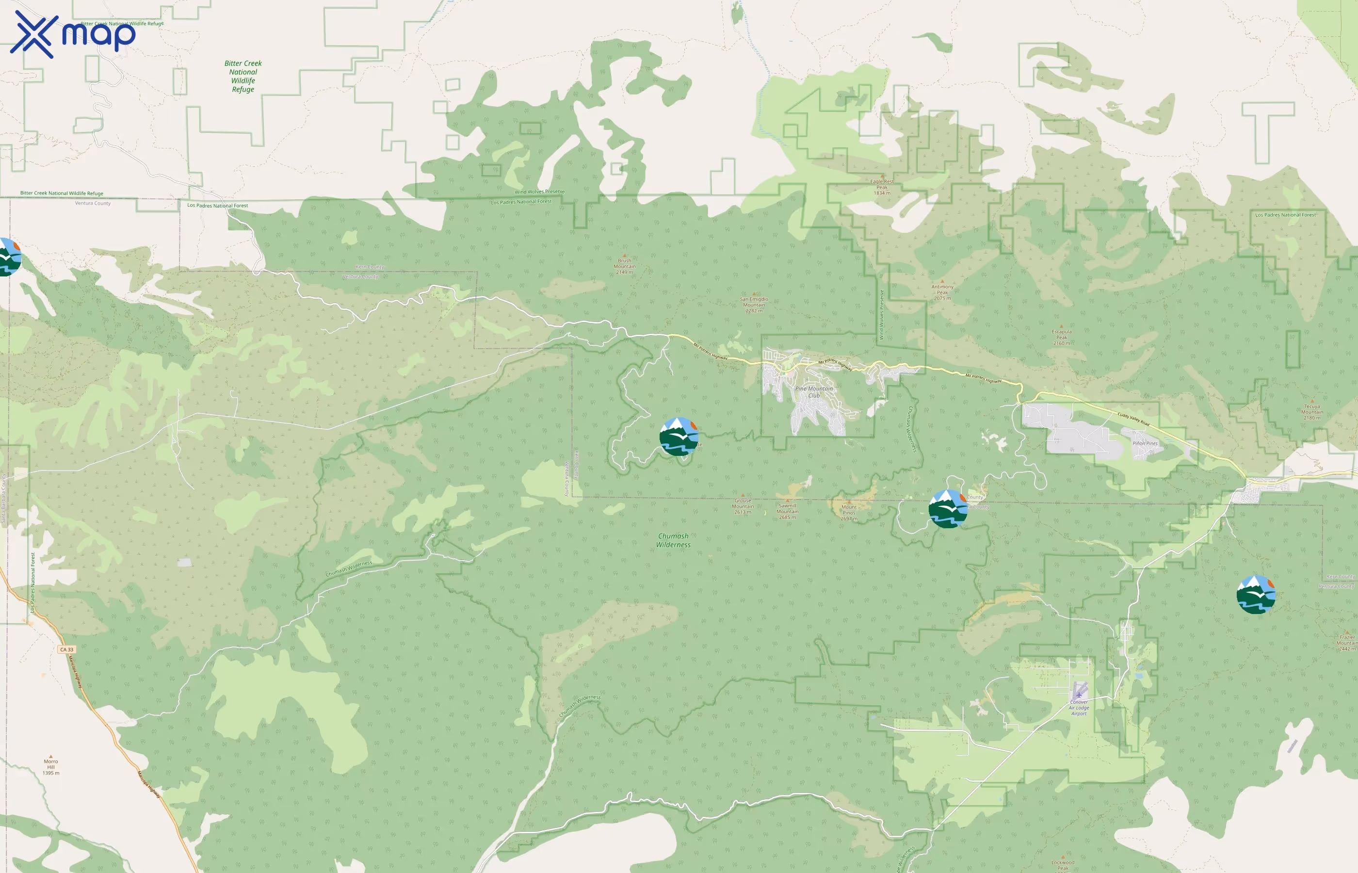 Camp One Parks Management area coverage