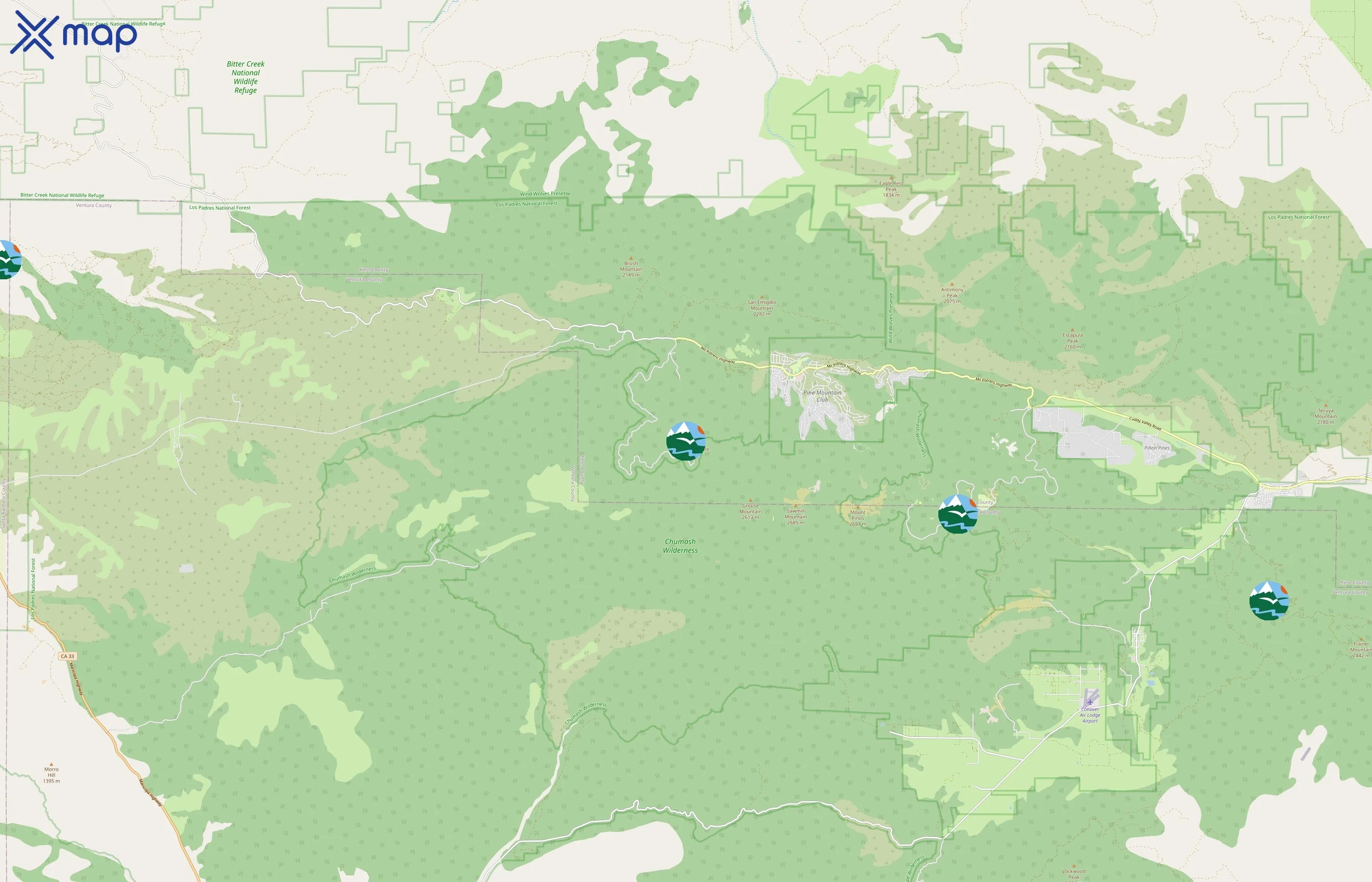 Camp One Parks Management area coverage