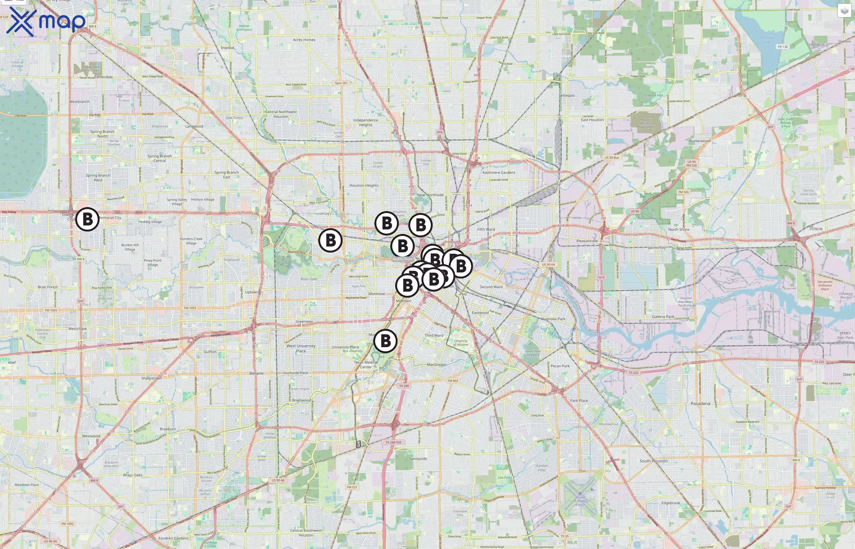 Houston B-cycle traffic data