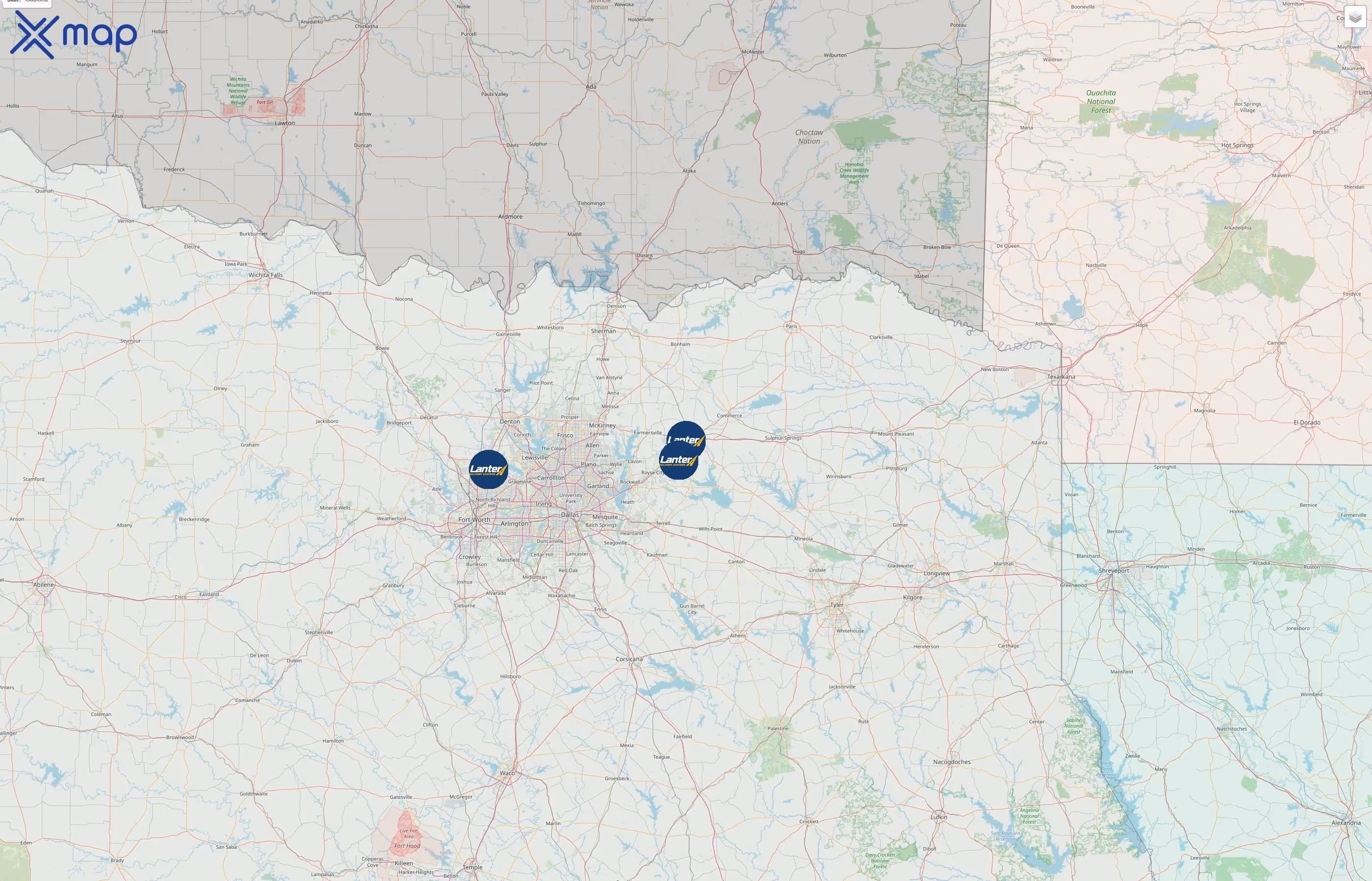 Lanter Delivery Systems street hotspots