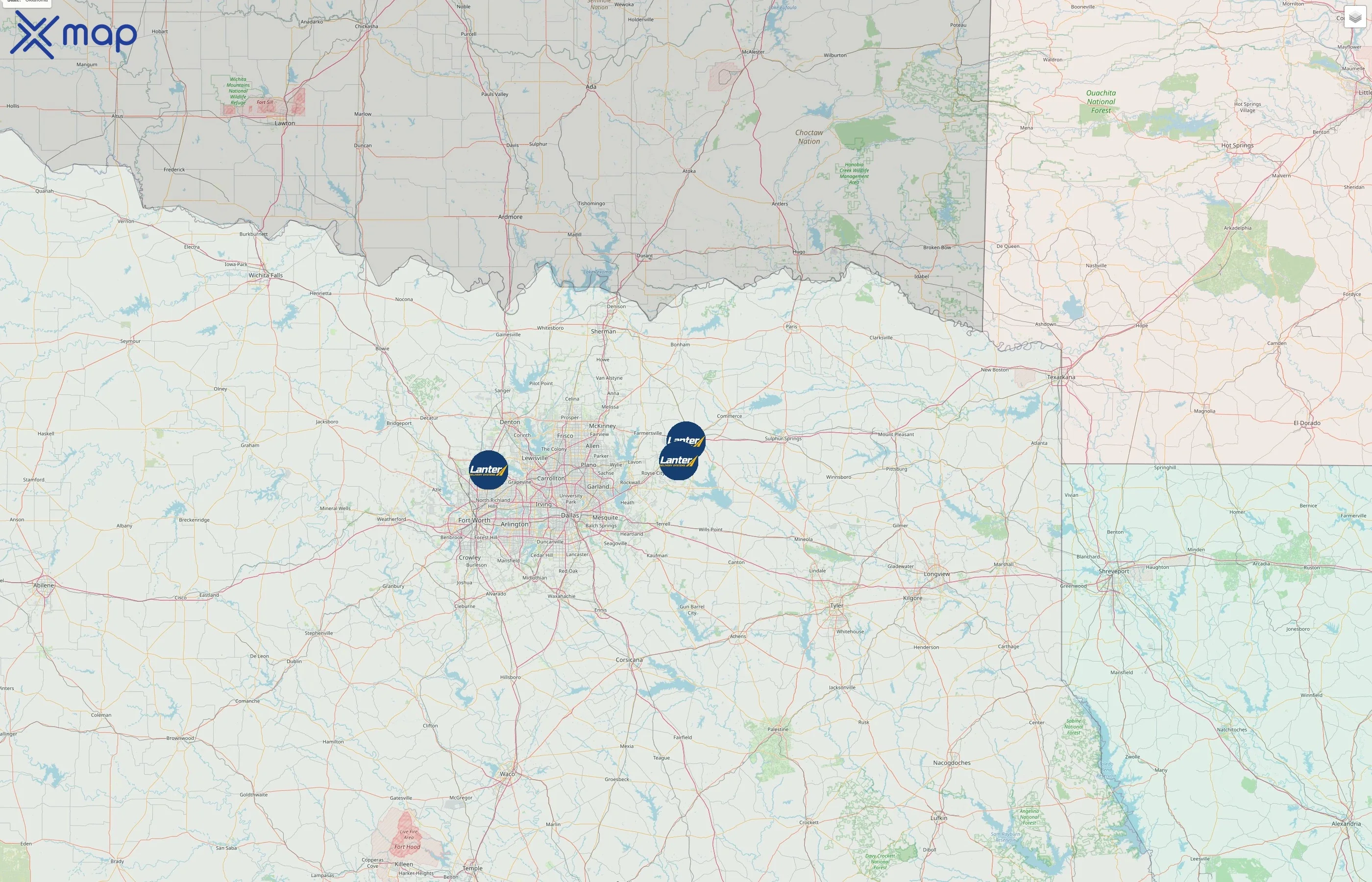 Lanter Delivery Systems street hotspots