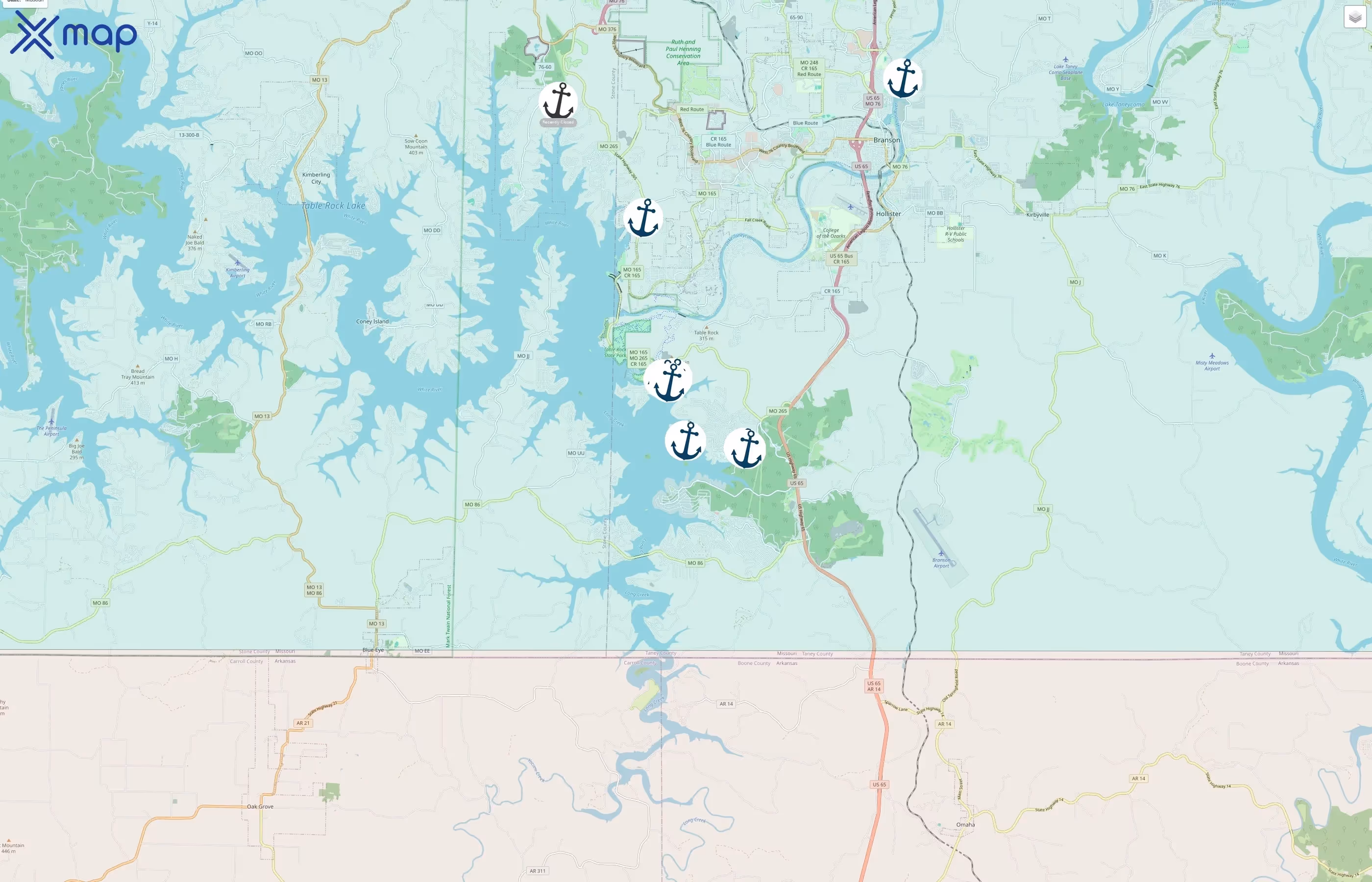 Branson Family Retreats traffic data