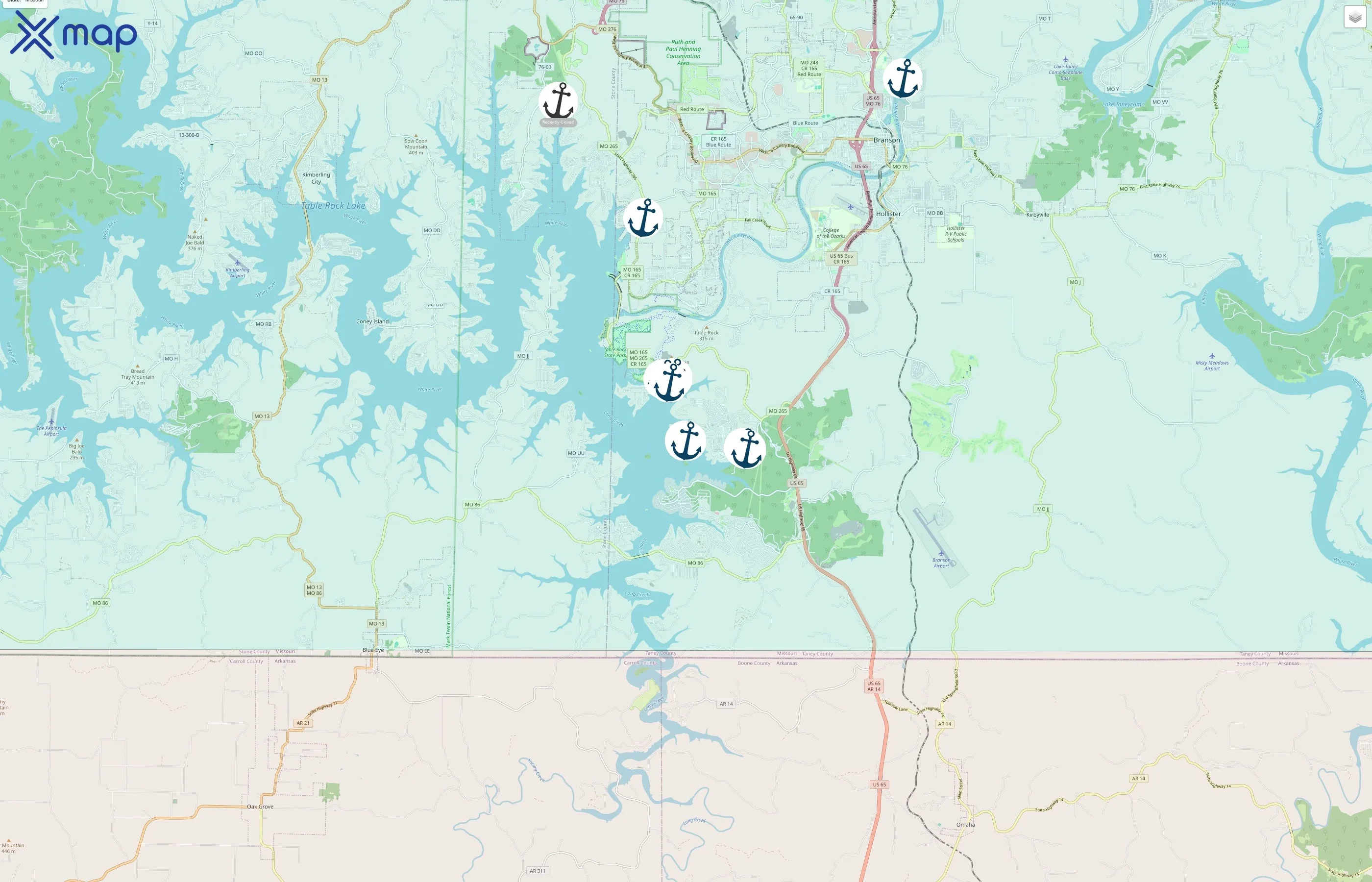 Branson Family Retreats traffic data