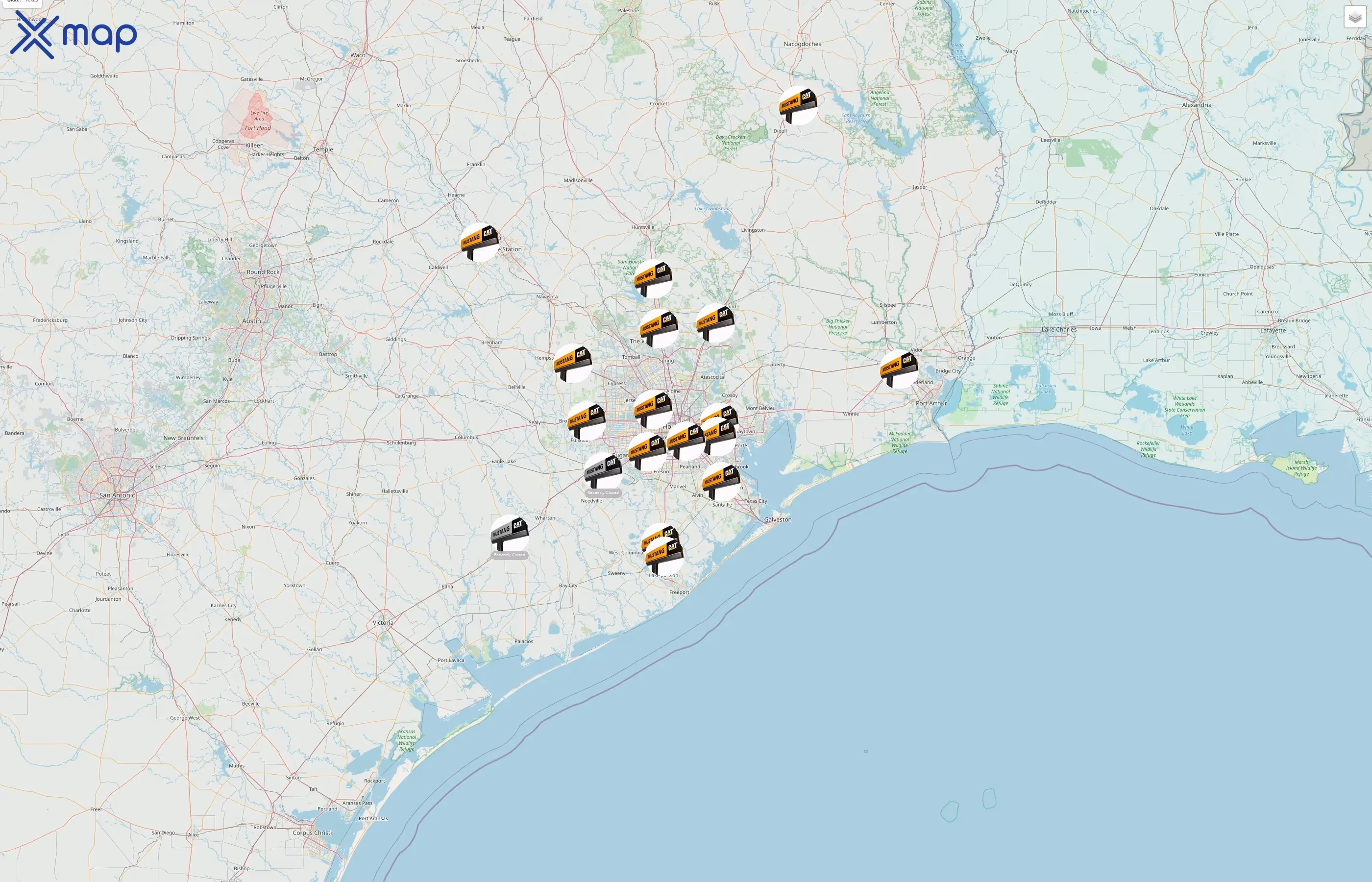 Mustang Cat street hotspots